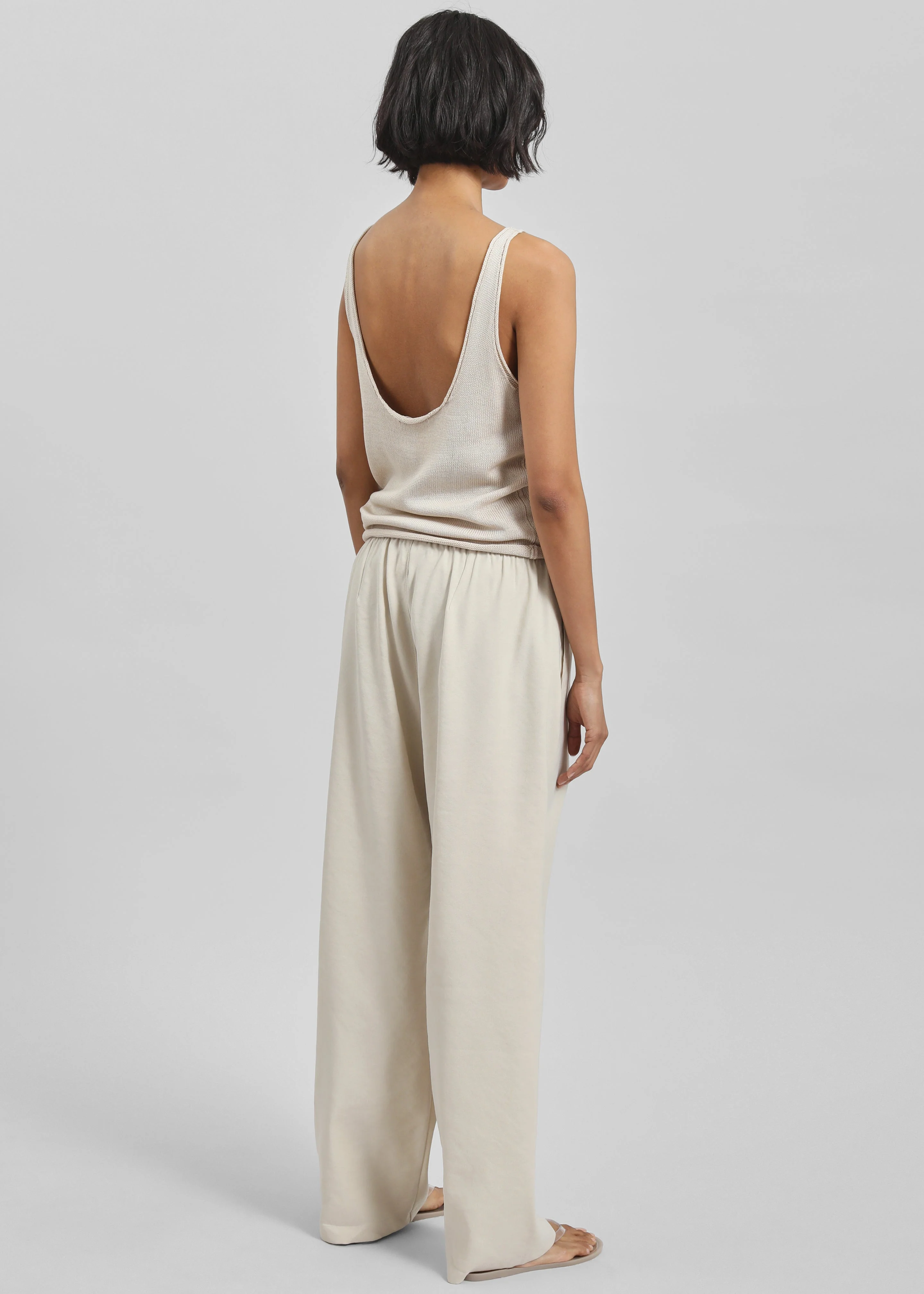 Cavert Linen Pants - Sand - Image 8