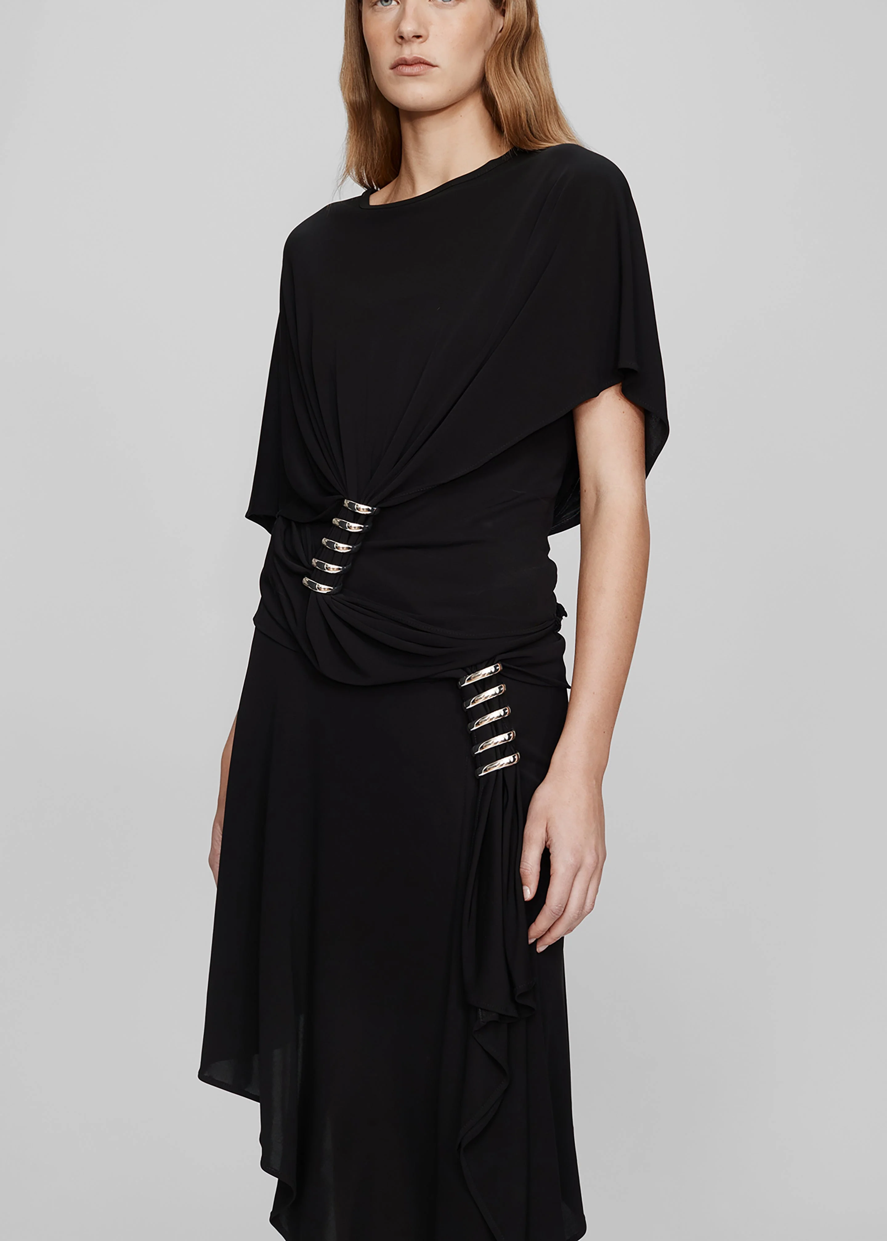 Christopher Esber Coiled Jersey Skirt - Black - Image 4