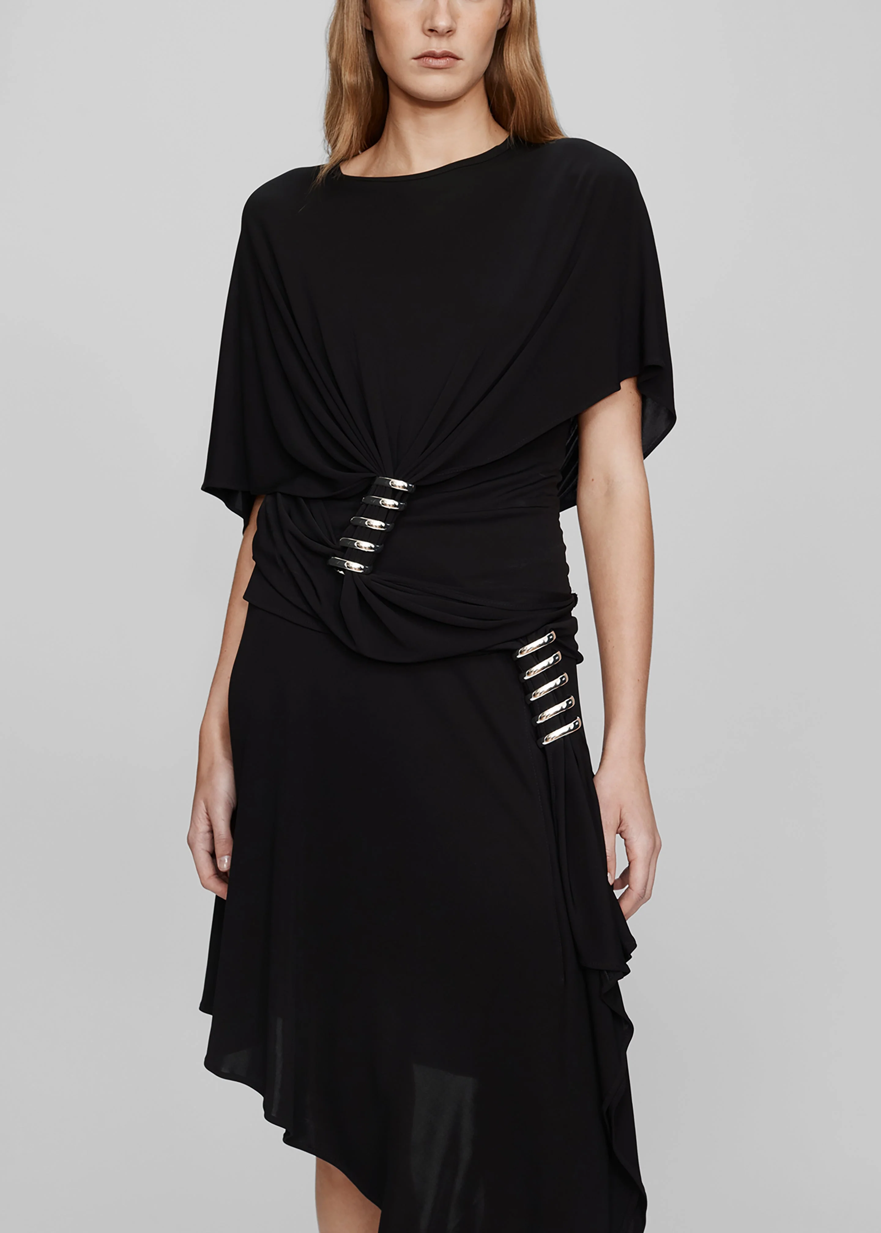Christopher Esber Coiled Jersey Skirt - Black - Image 6