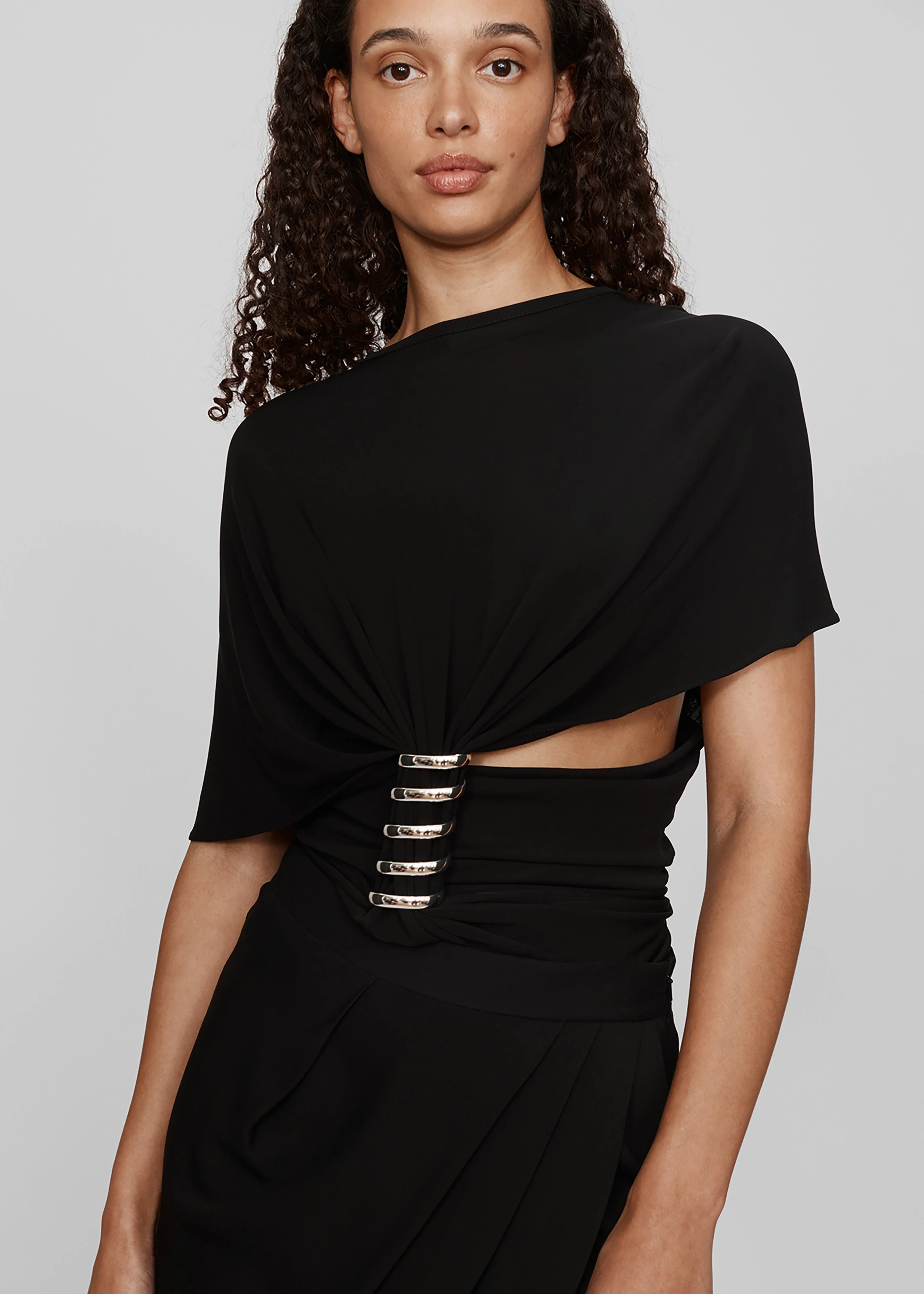 Christopher Esber Coiled Jersey Tee - Black