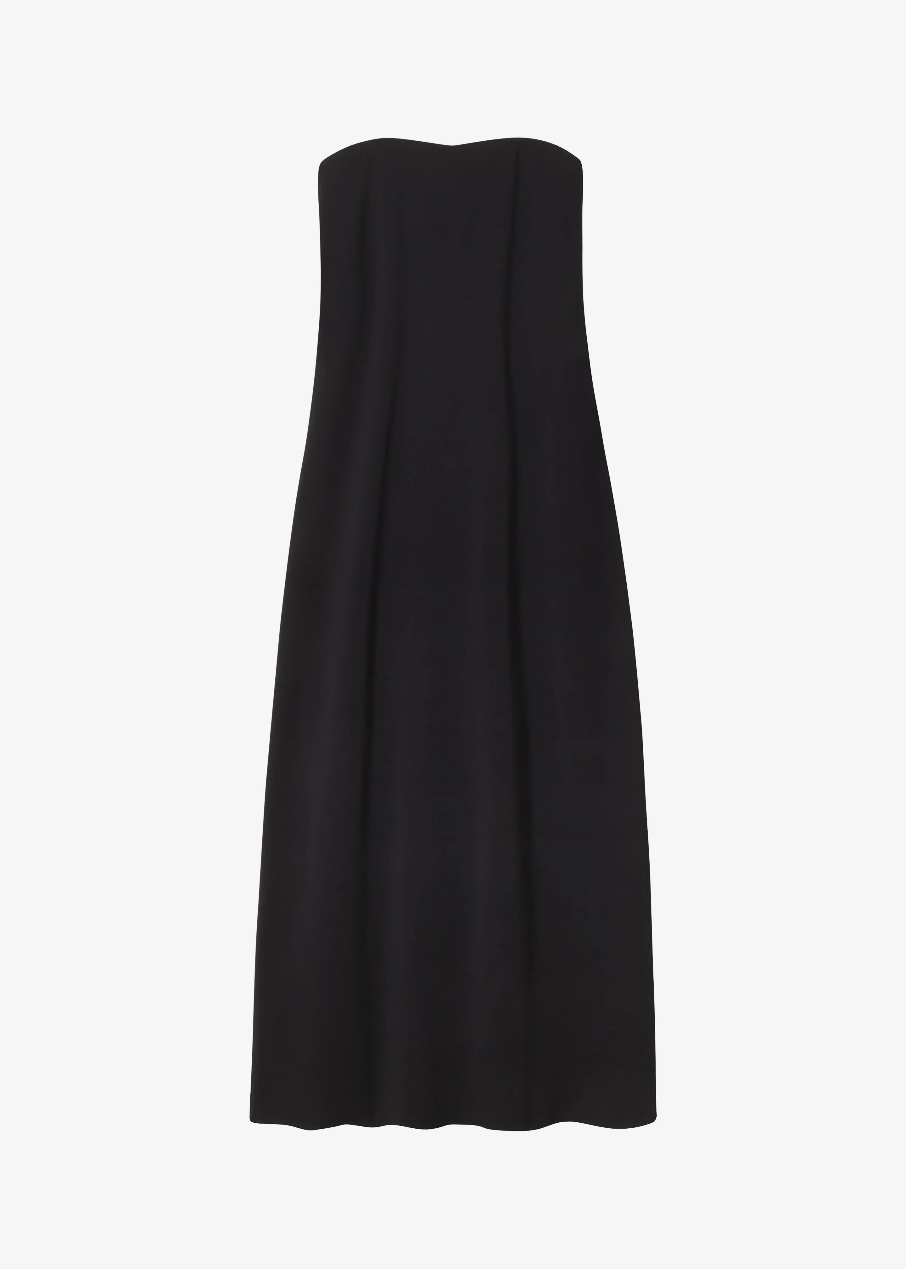 CO Strapless Dress - Black - Image 5