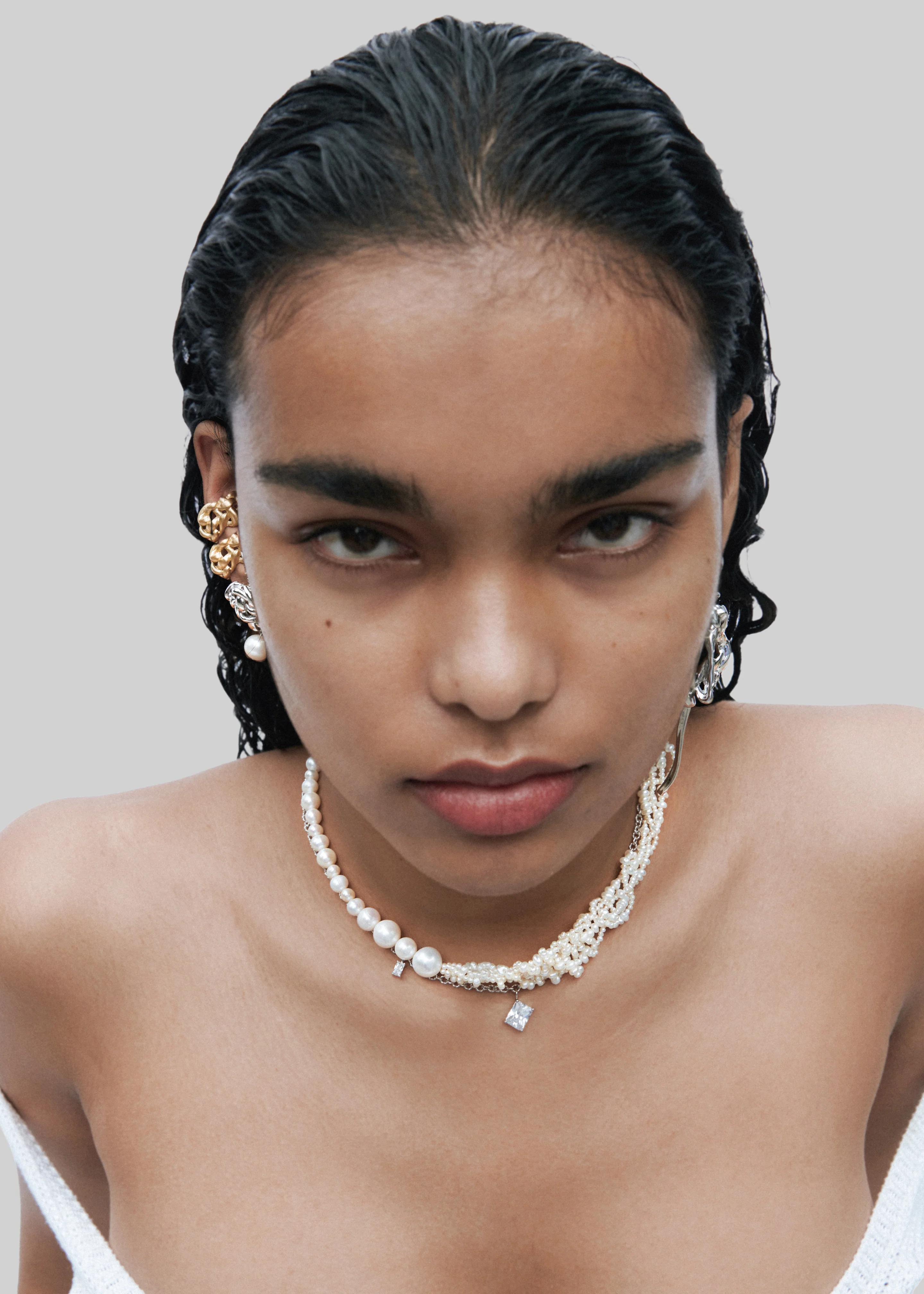 Completedworks Encrypted Dreams Necklace - Silver - Image 2