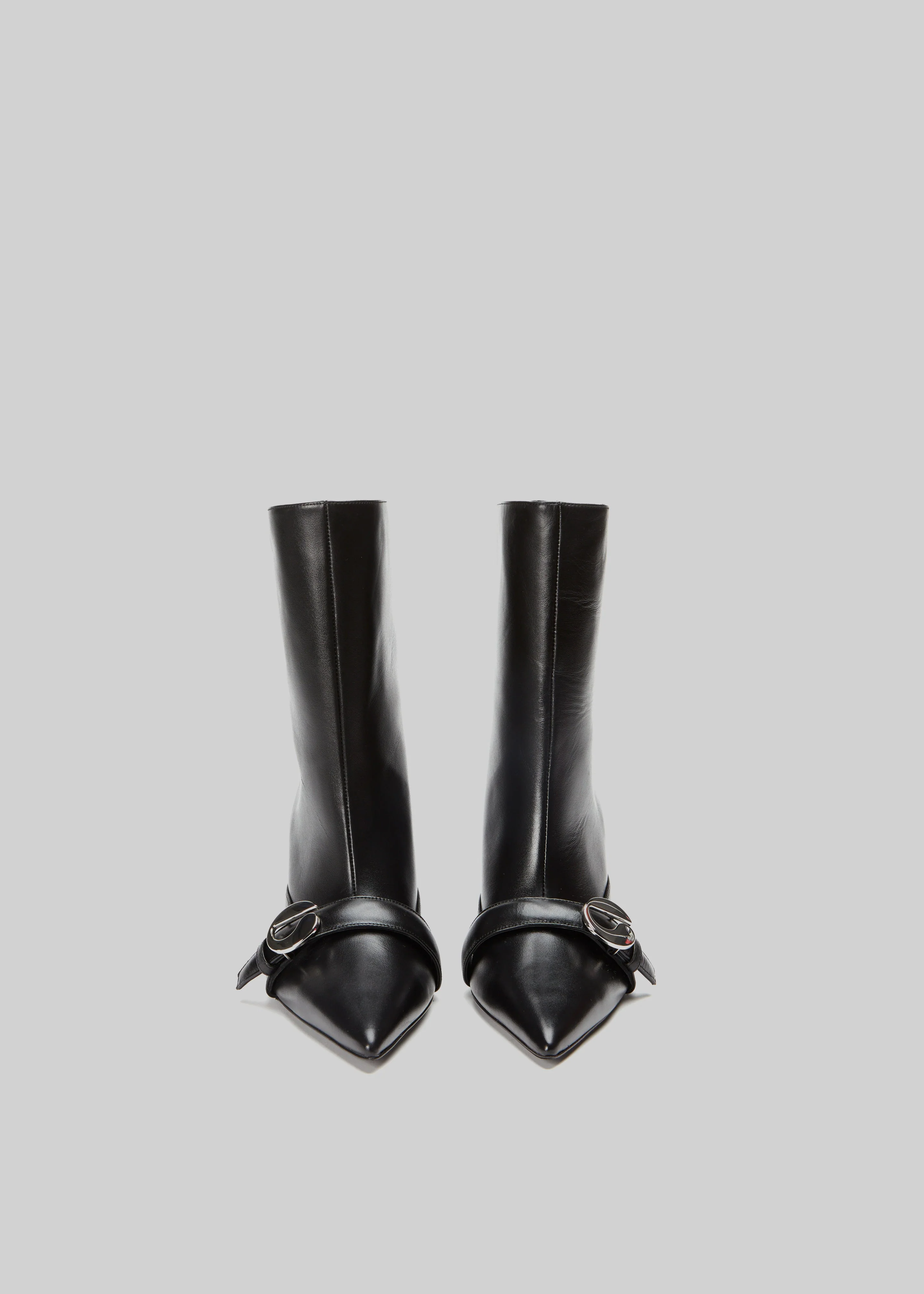 Coperni Ankle Heeled Belt Boots - Black - Image 5