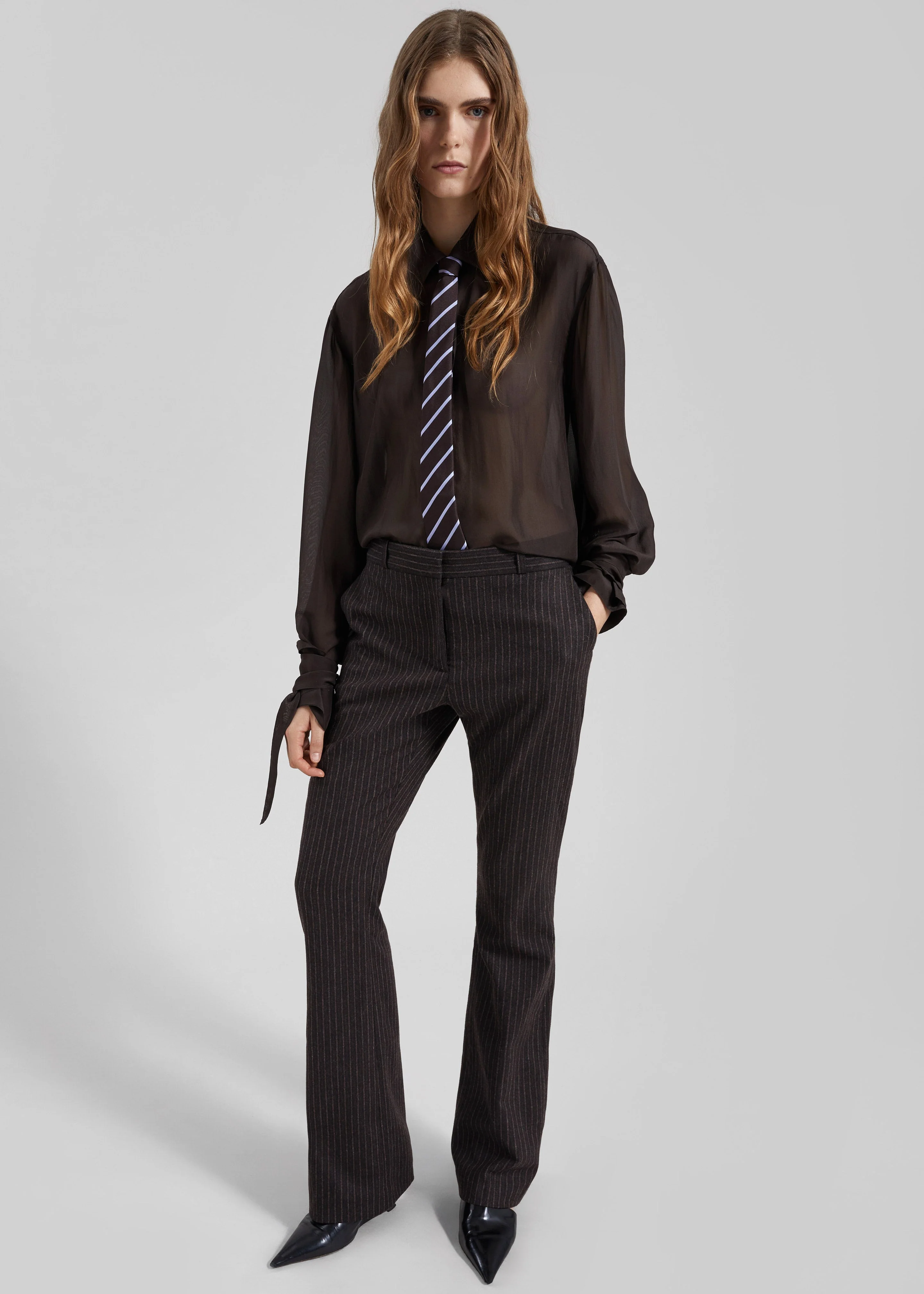 Coperni Boyfriend Pants - Brown