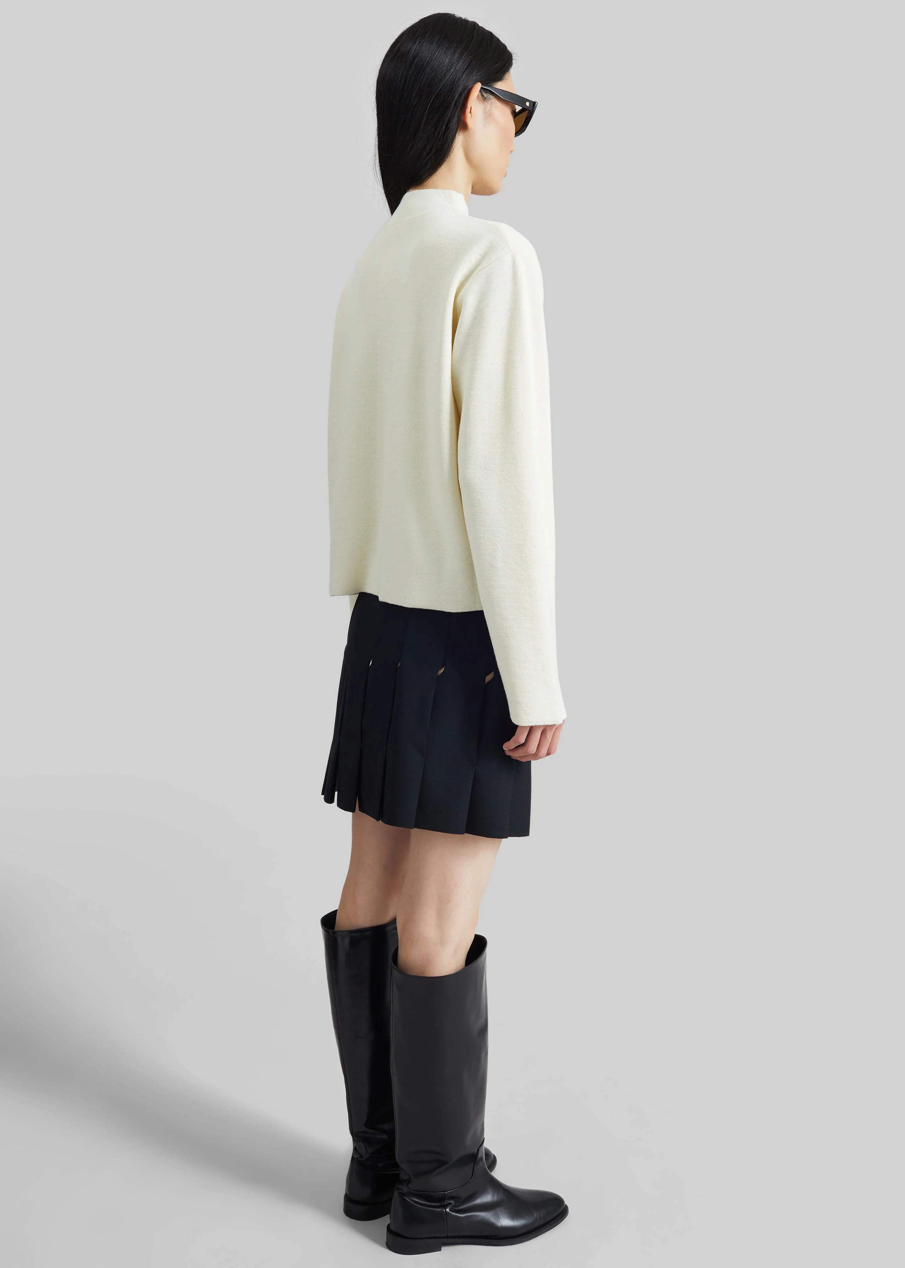 Coperni Technical Tailored Origami Skirt - Black - Image 5