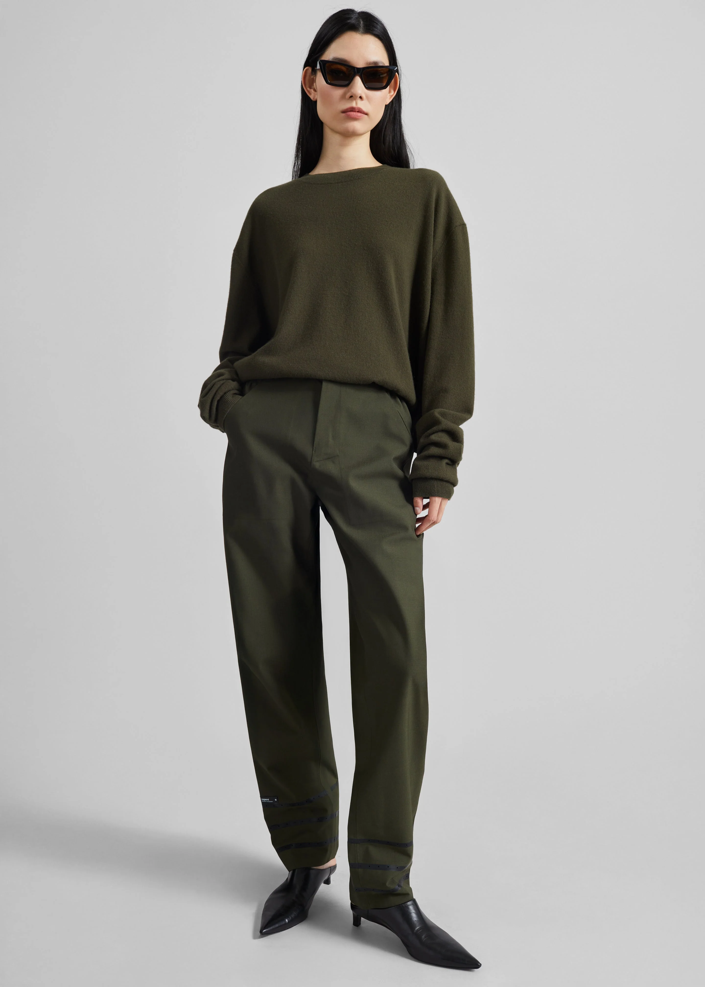 Coperni Technical Tailored Pants - Green - Image 5