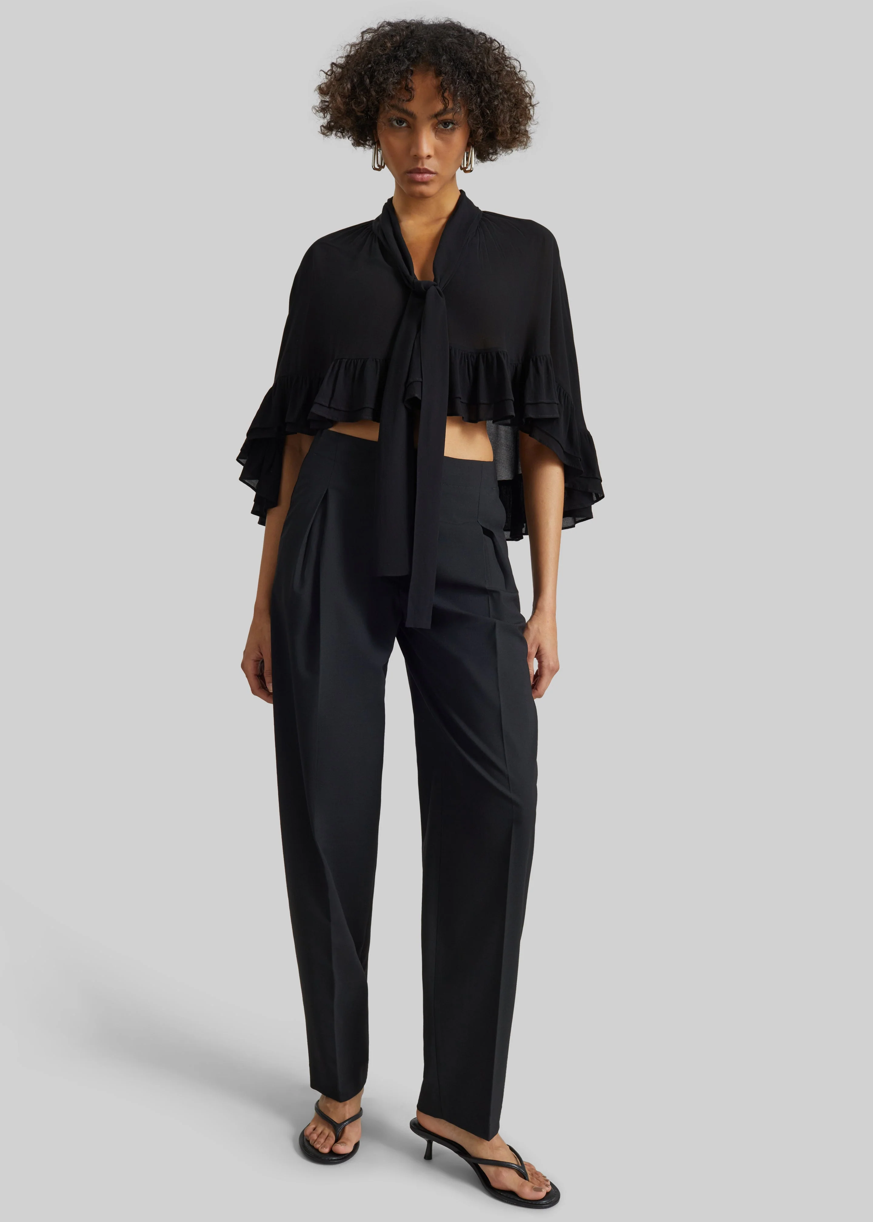 Covert Pleated Pants - Black
