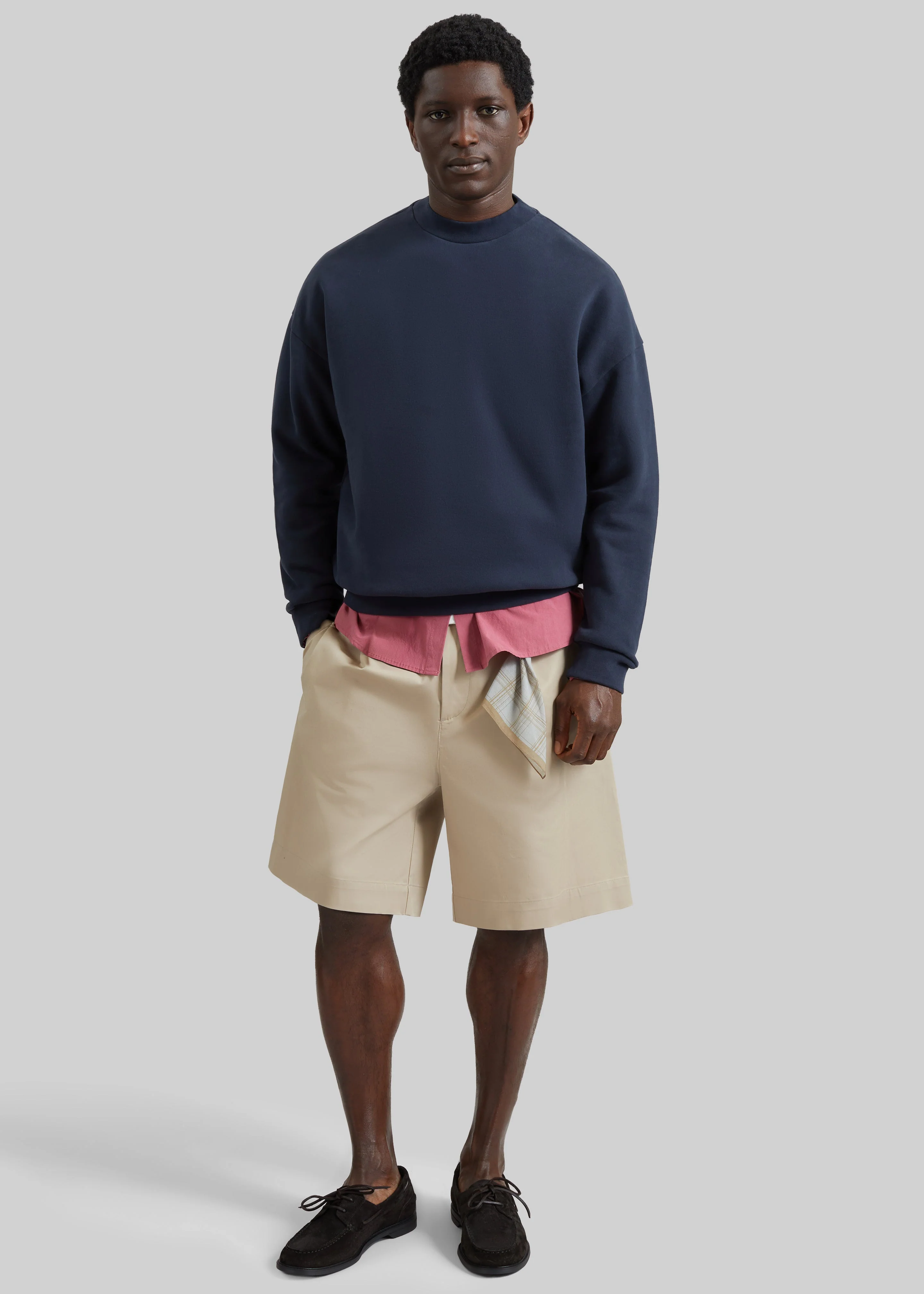 Darkpark Ben Crewneck Sweatshirt - Blue Navy - Image 2