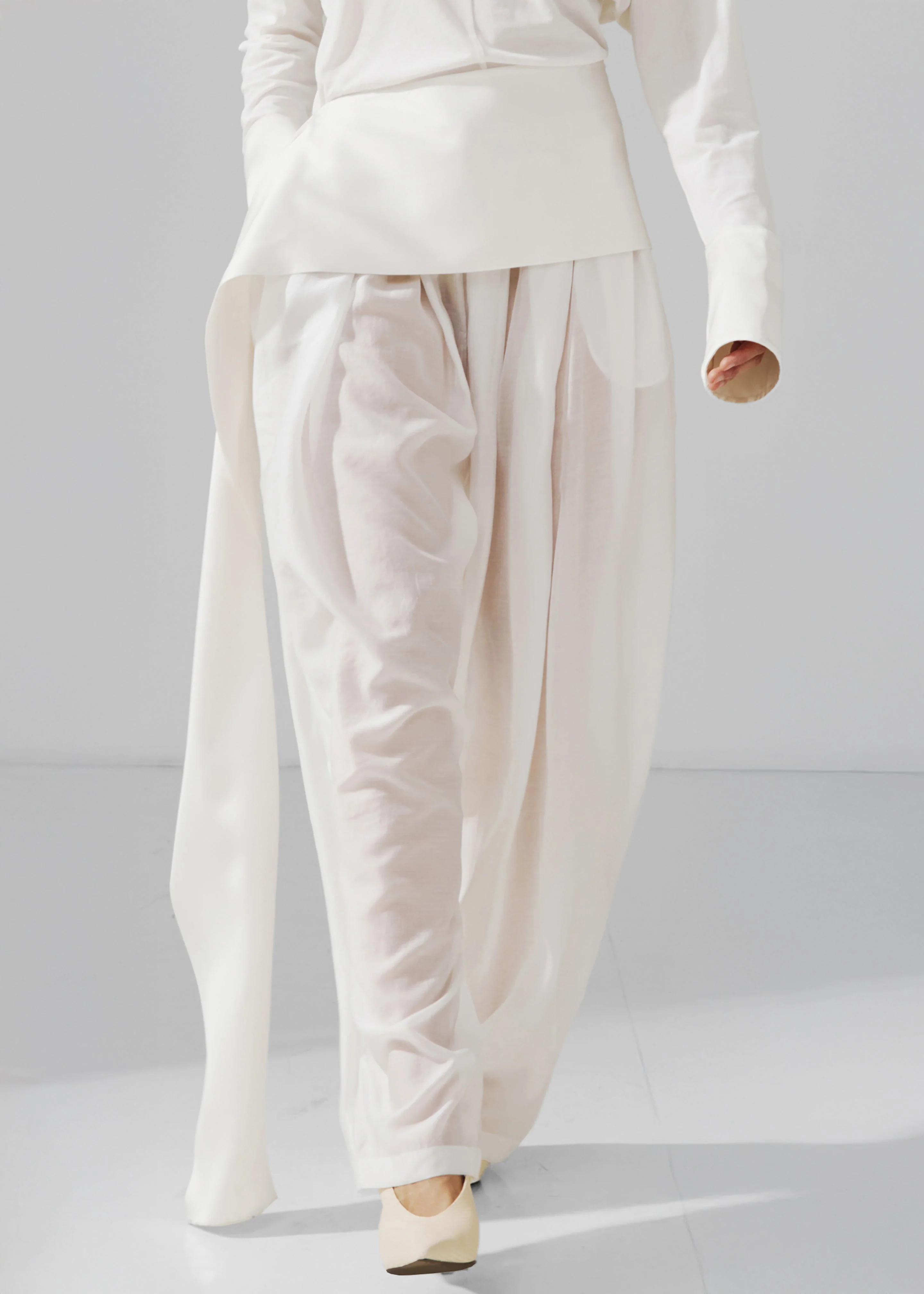 Darkpark Simona Balloon Pants - White - Image 2