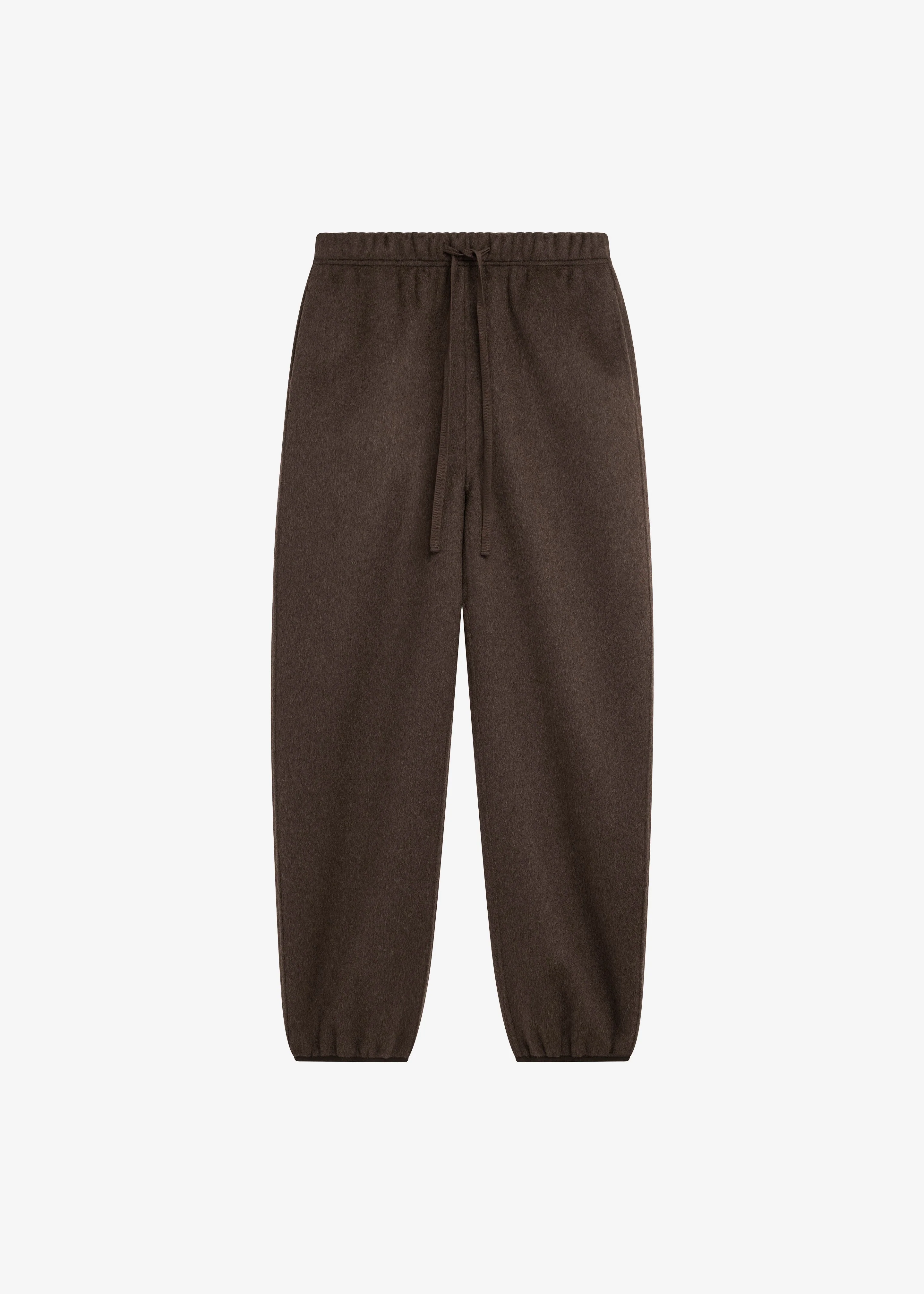 Delancey Wool Joggers - Brown Melange - Image 10