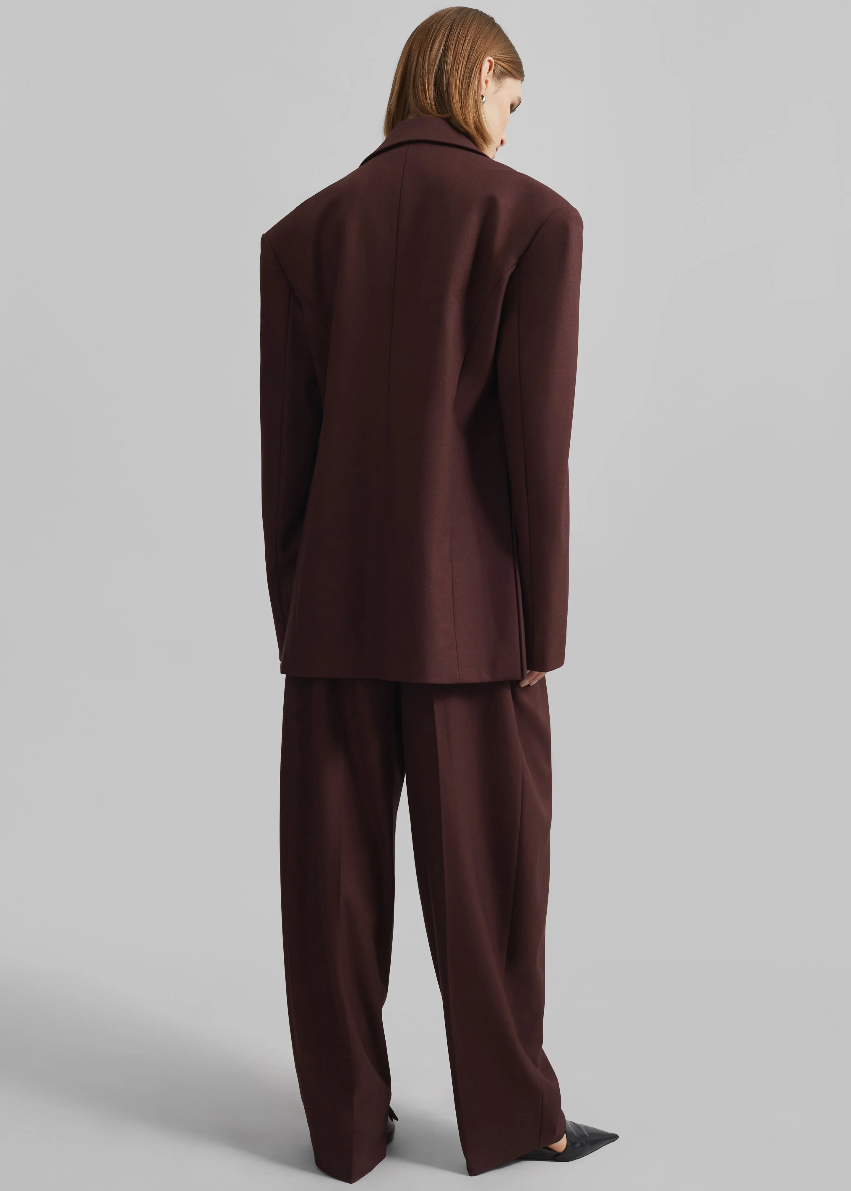 Durham Crossover Blazer - Burgundy - Image 7