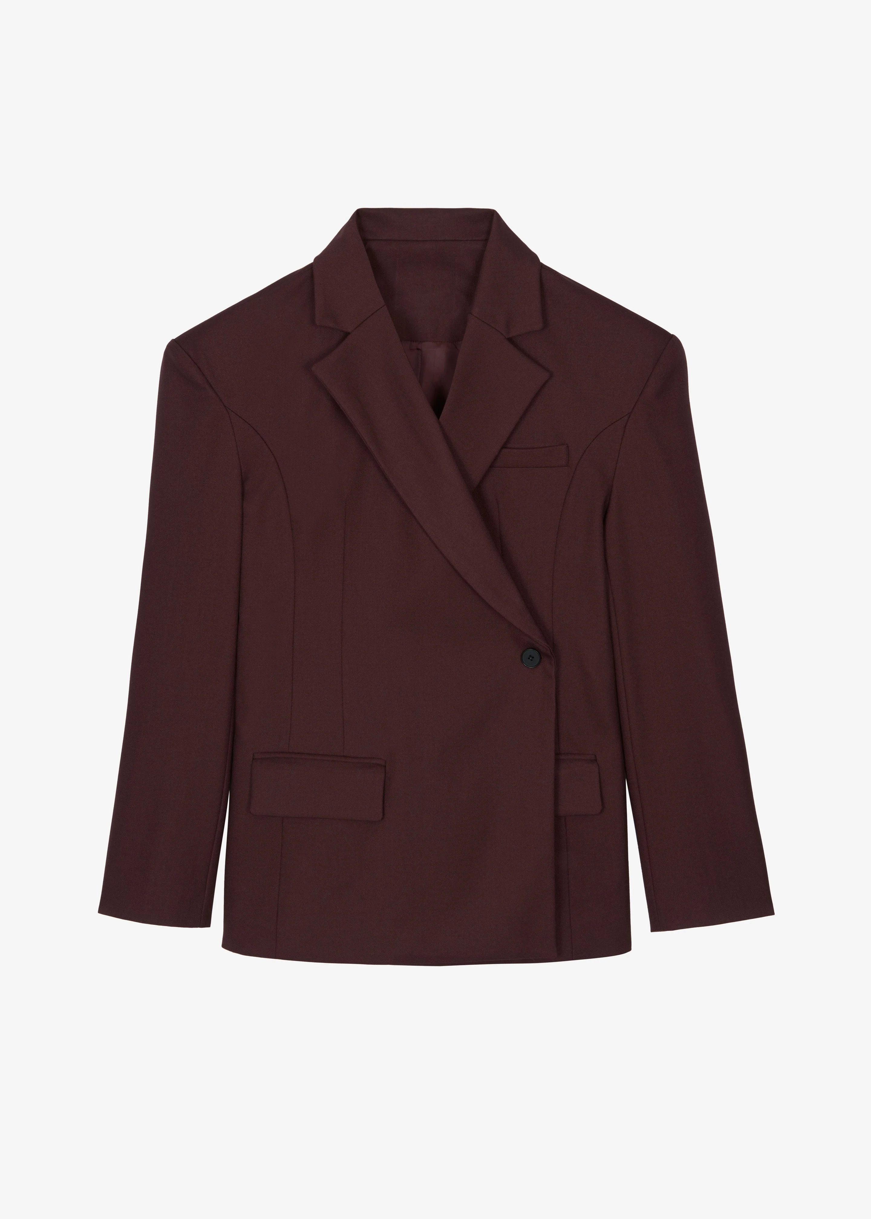 Durham Crossover Blazer - Burgundy - Image 8