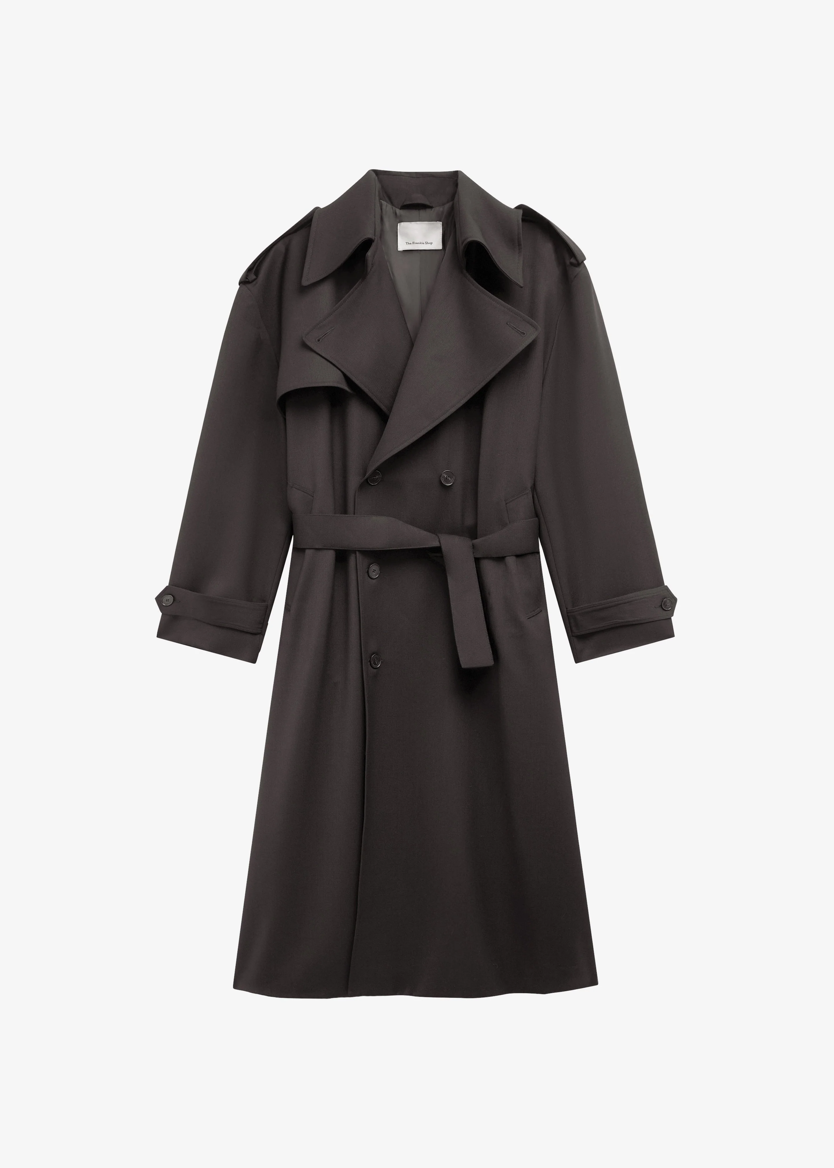 Dursley Tailored Trench Coat - Brown - Image 10