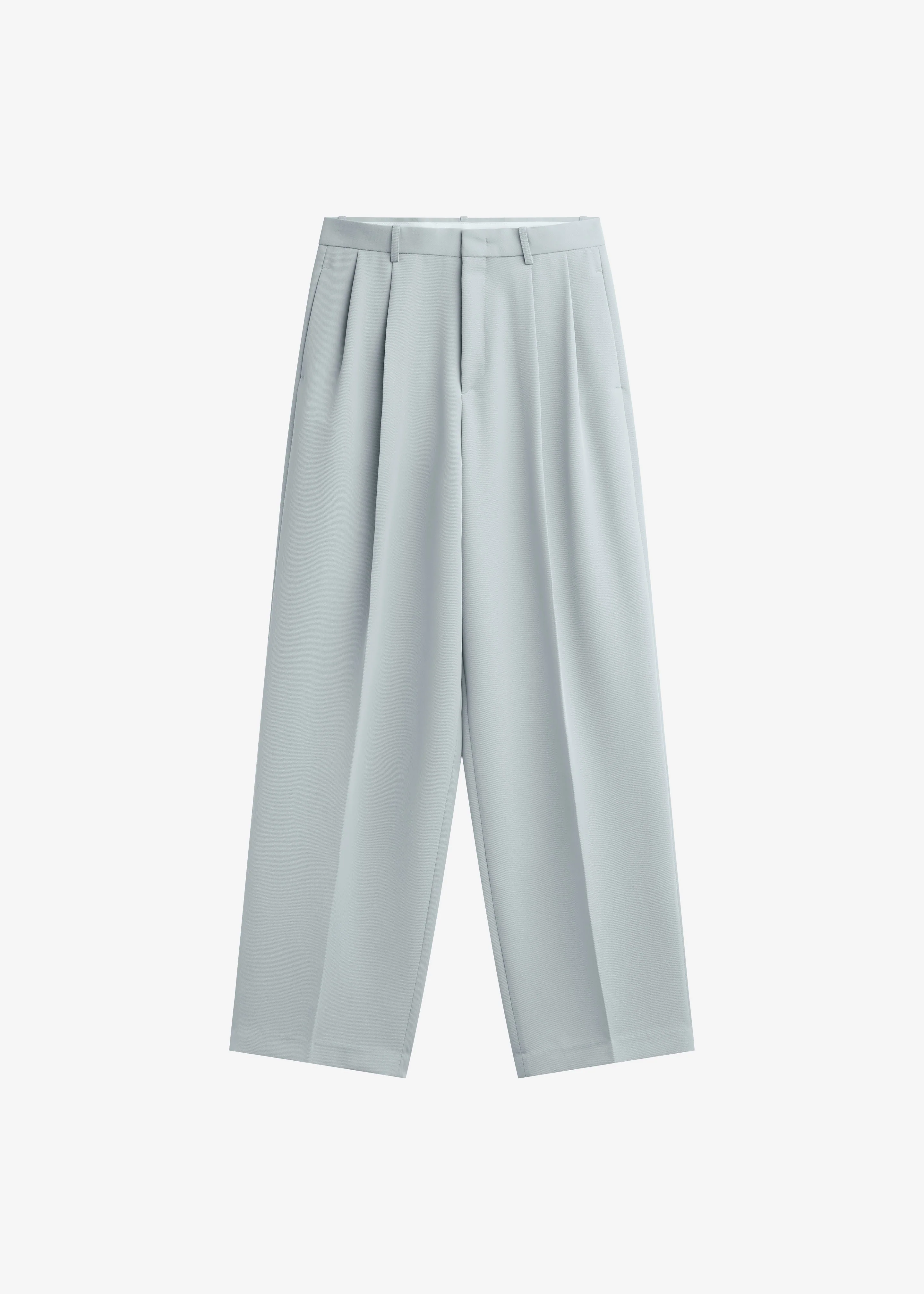 Duved Pleated Trousers - Slate Grey - Image 7