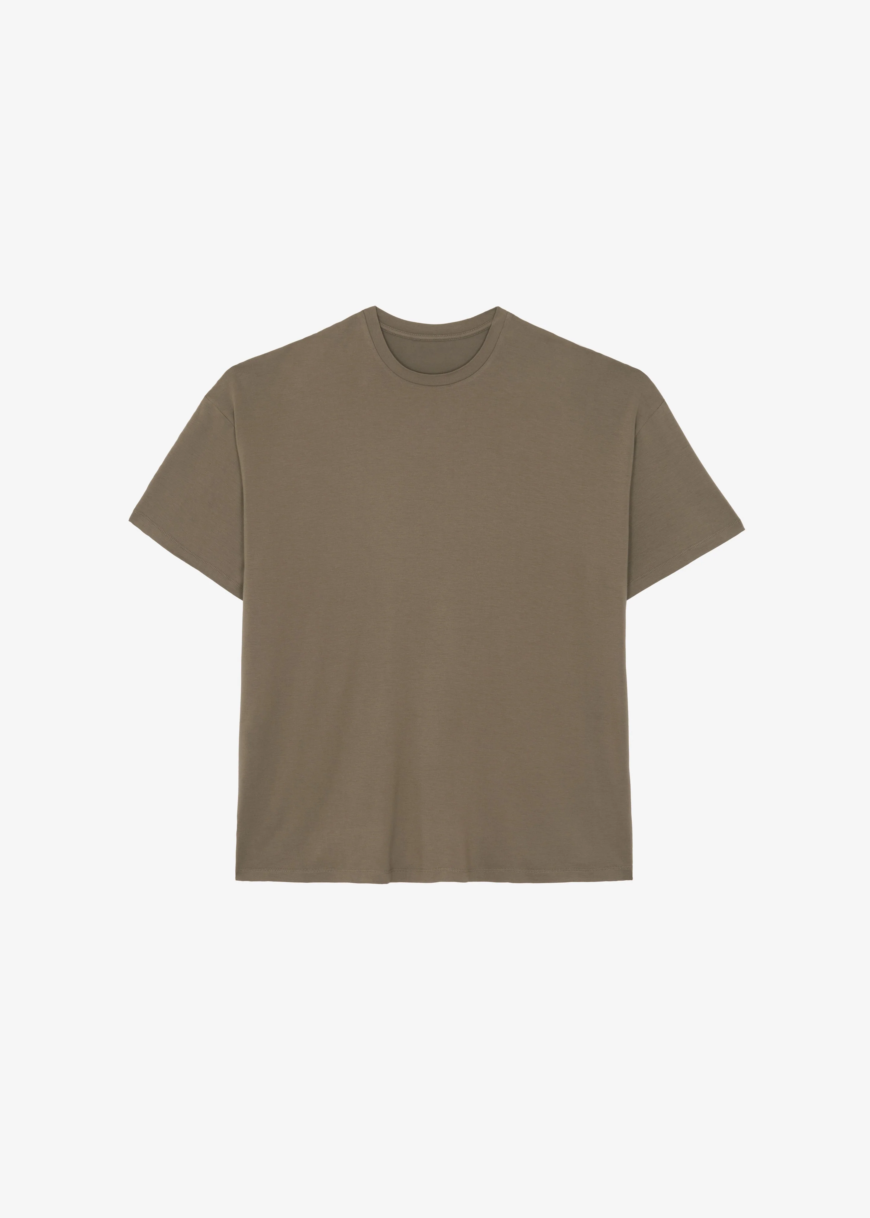 Ella Boxy Tee - Khaki Brown - Image 11