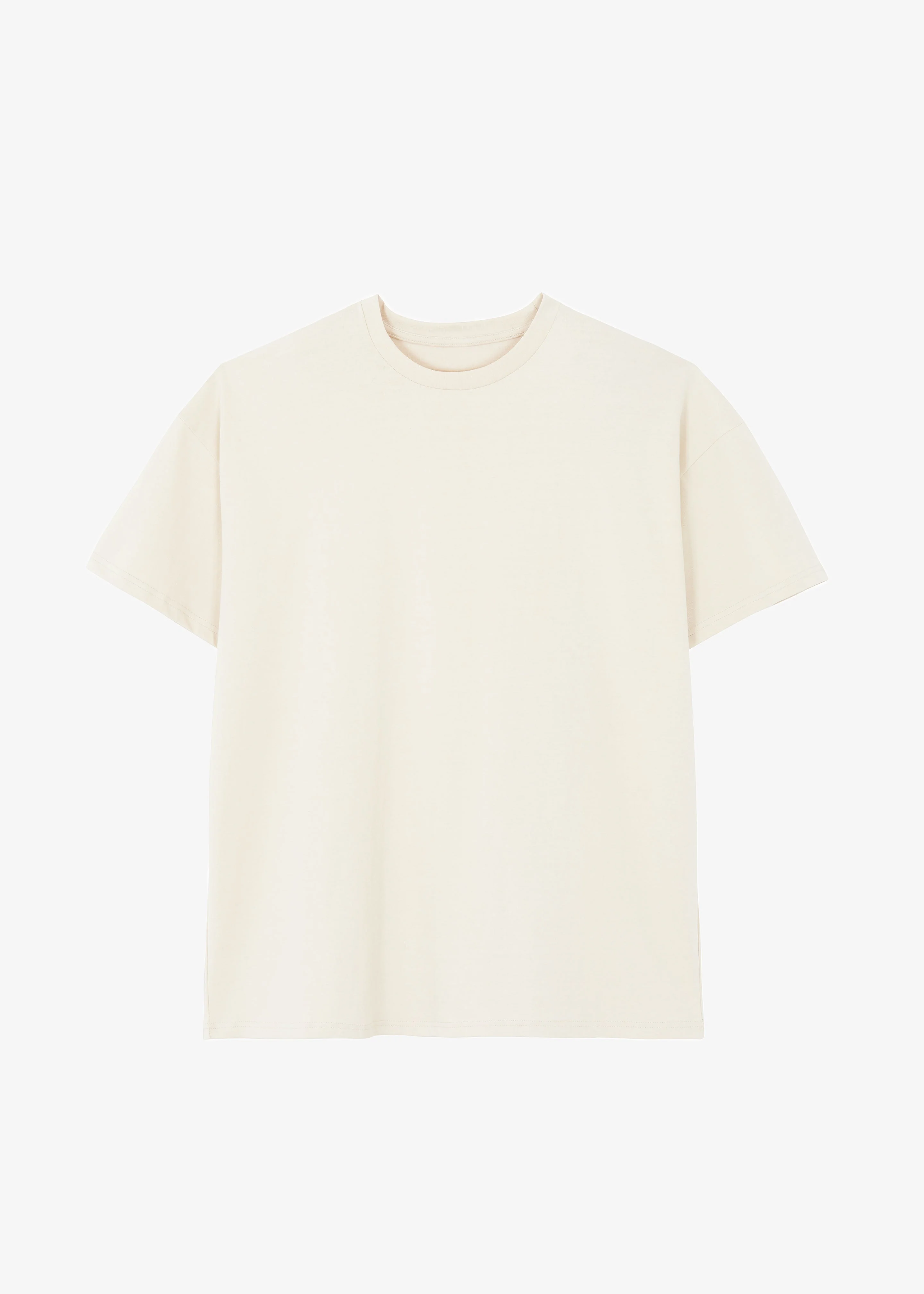 Faro Boxy Tee - Beige - Image 5