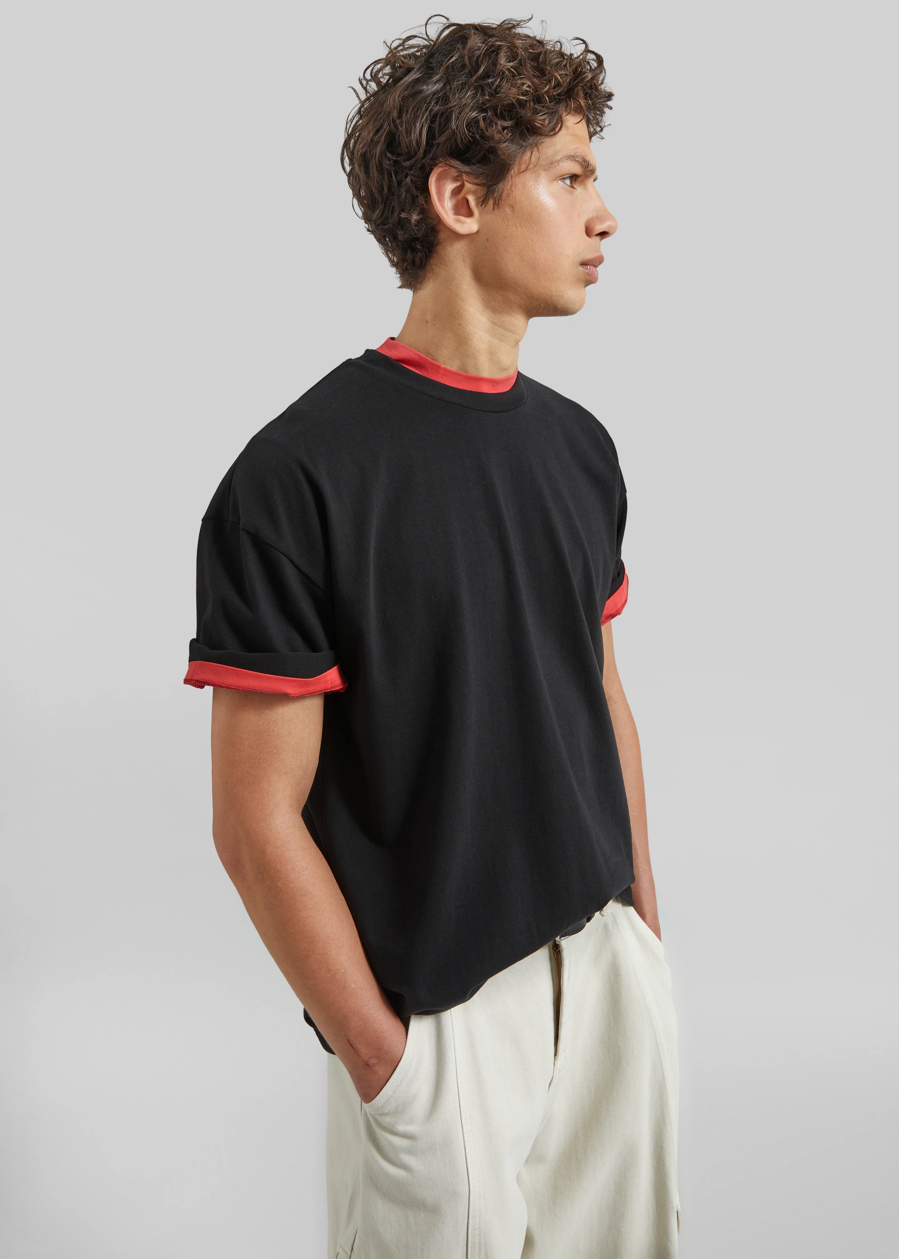Faro Boxy Tee - Black - Image 8