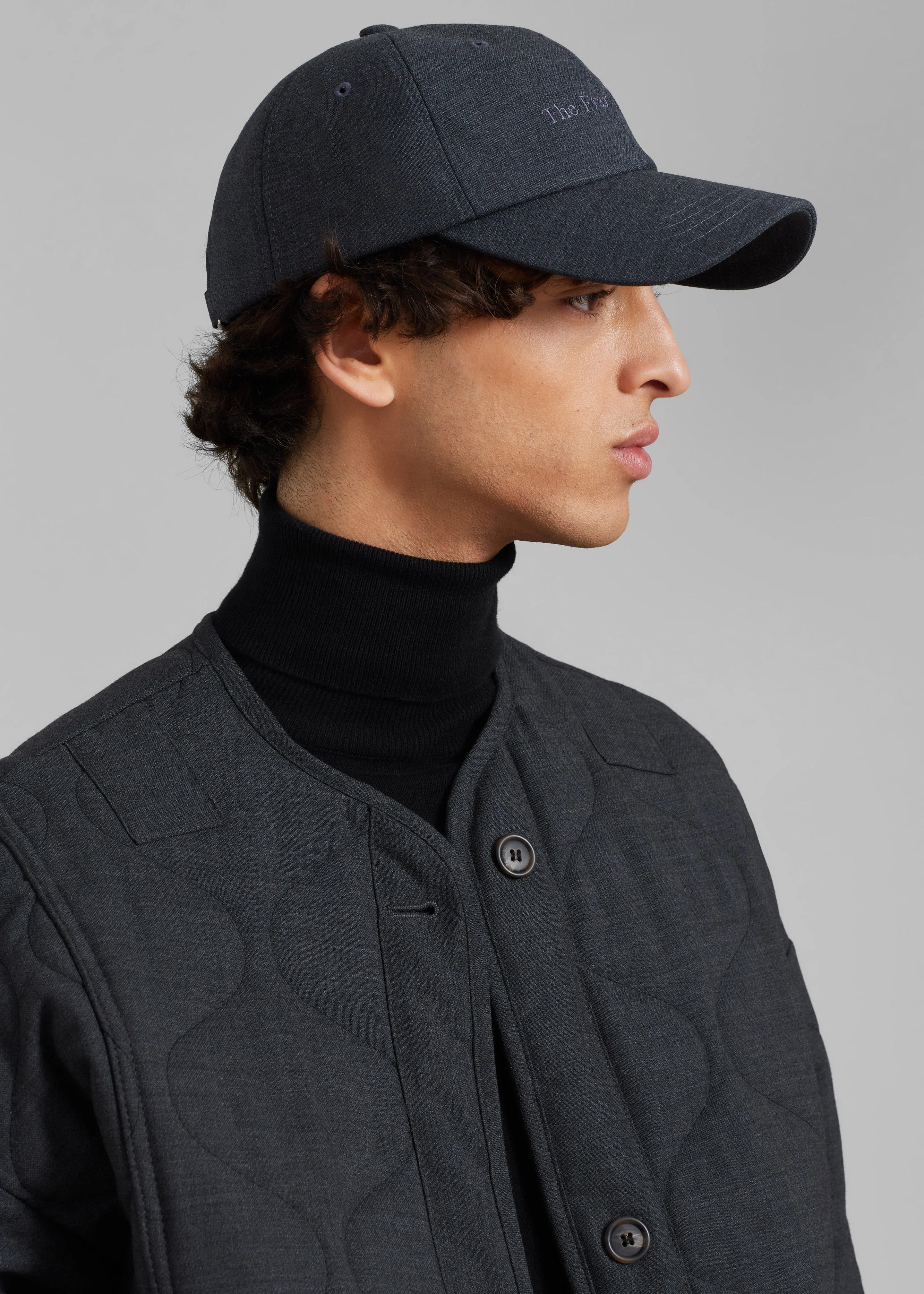 Frankie Baseball Cap - Charcoal - Image 5