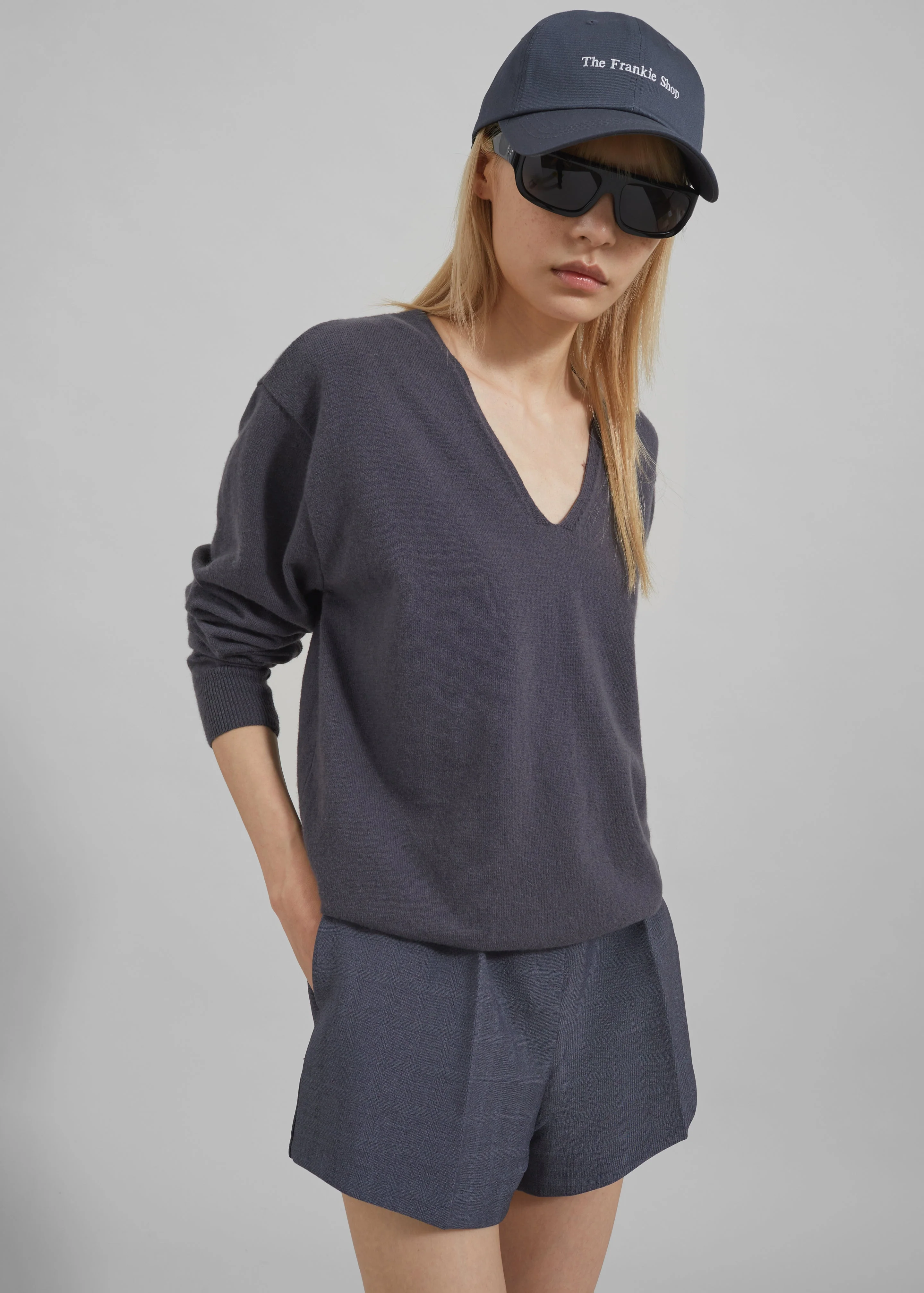 Frankie Baseball Cap - Deep Navy - Image 4