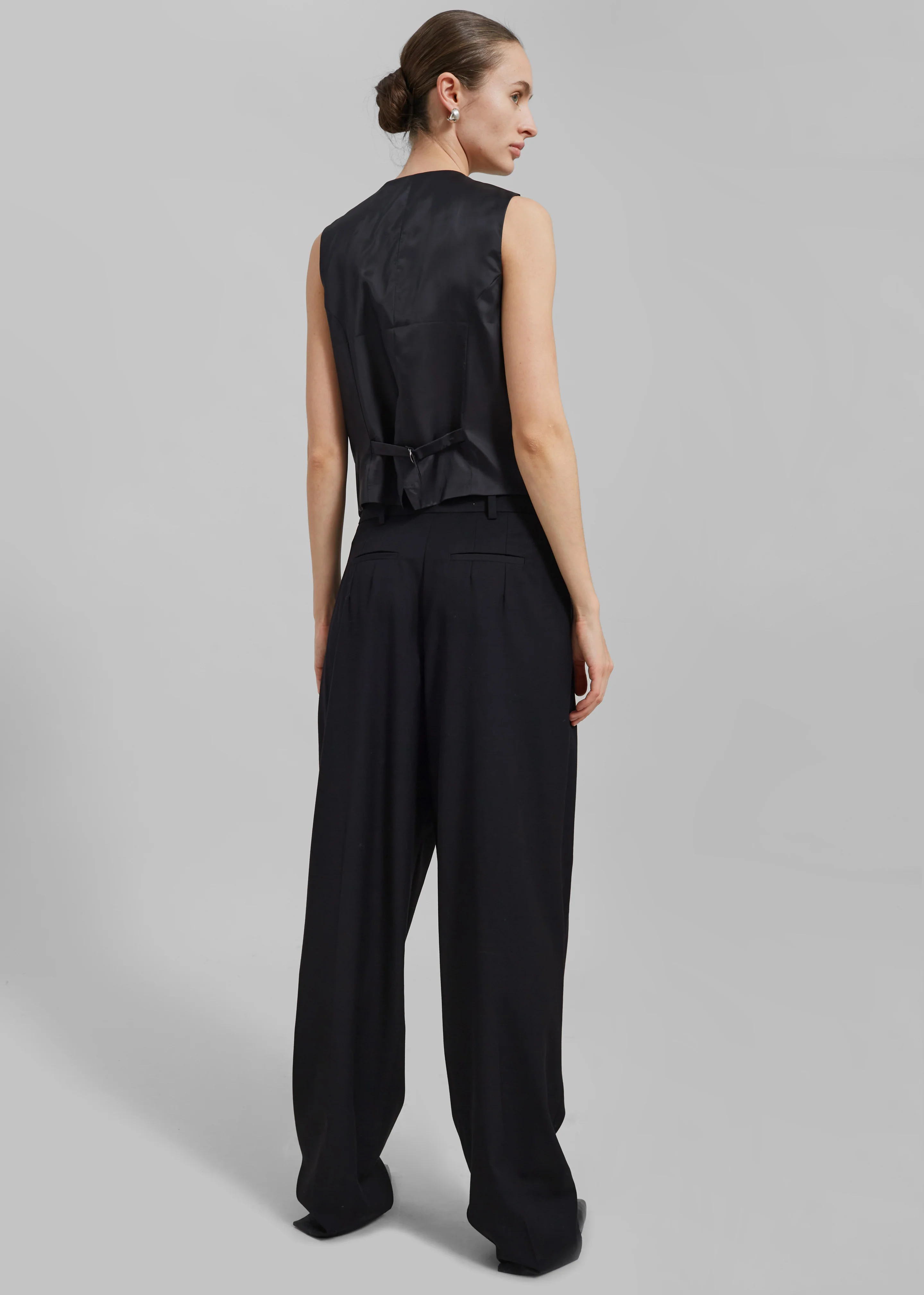 Gelso Waistcoat - Black - Image 10