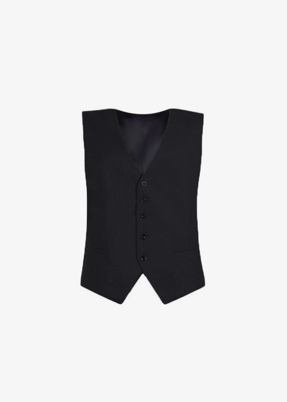 Gelso Waistcoat - Black - Image 11