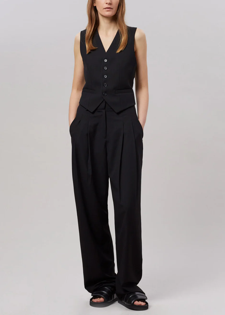 Gelso Waistcoat - Black - Image 8