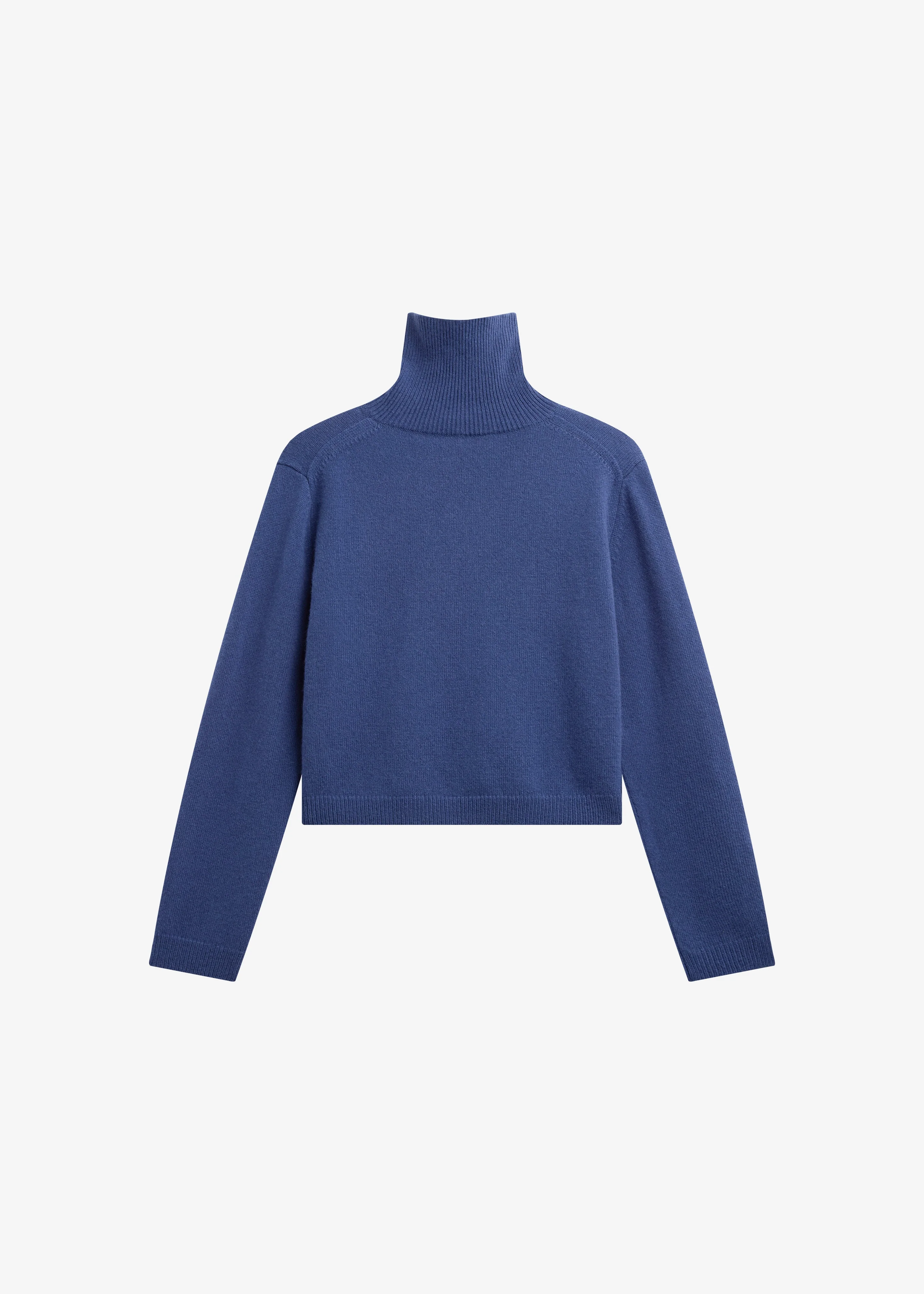 Grenaa Wool Turtleneck Sweater - Blue - Image 7