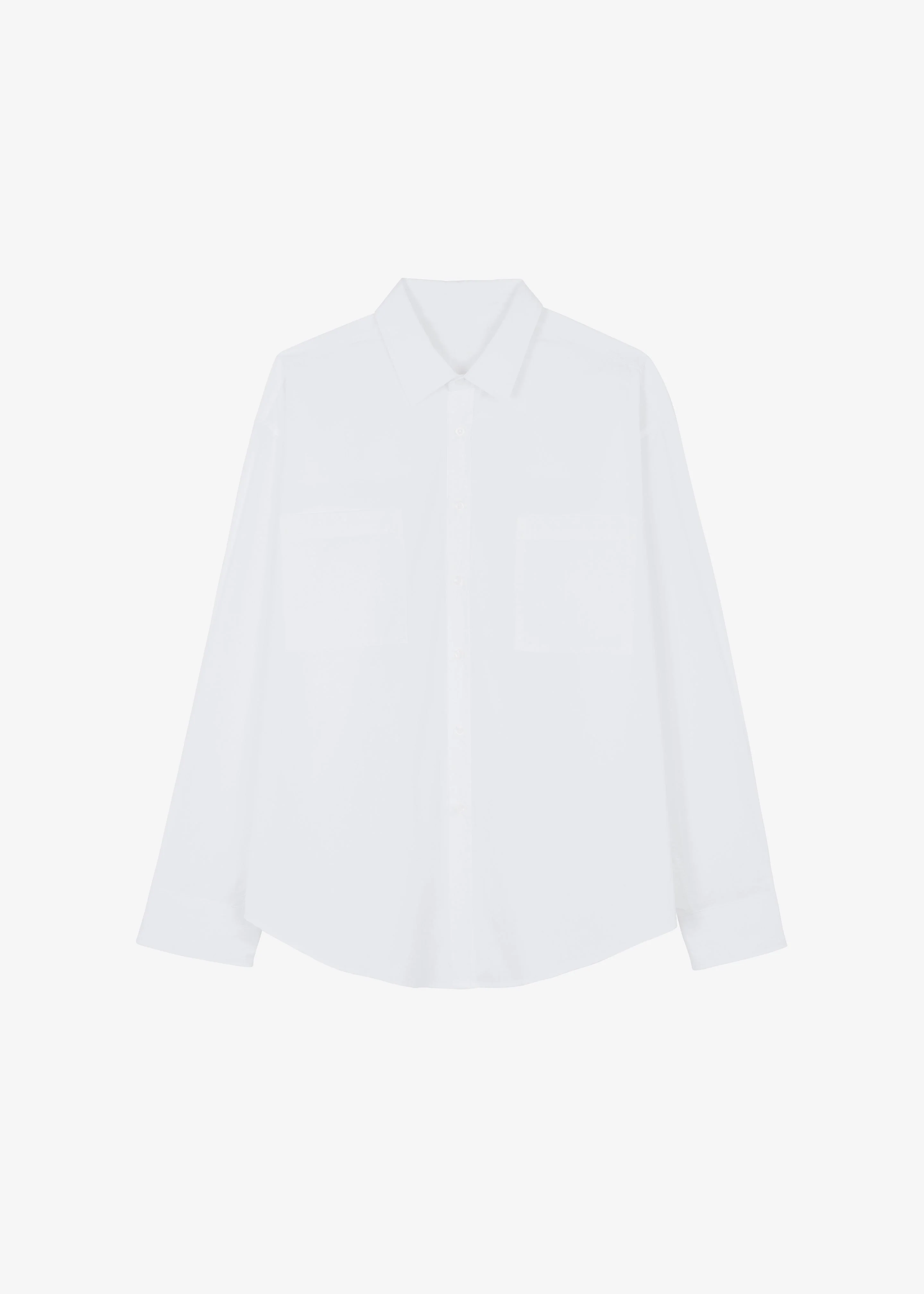Gus Oversized Shirt - White - Image 10