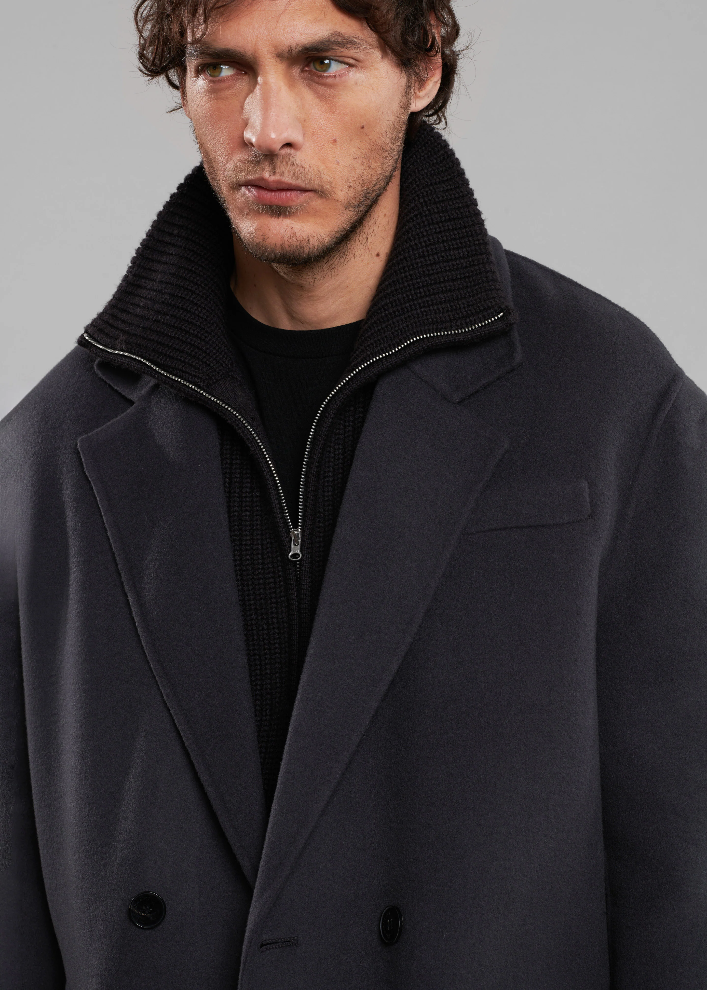 Harry Wool Blazer - Dark Grey - Image 3