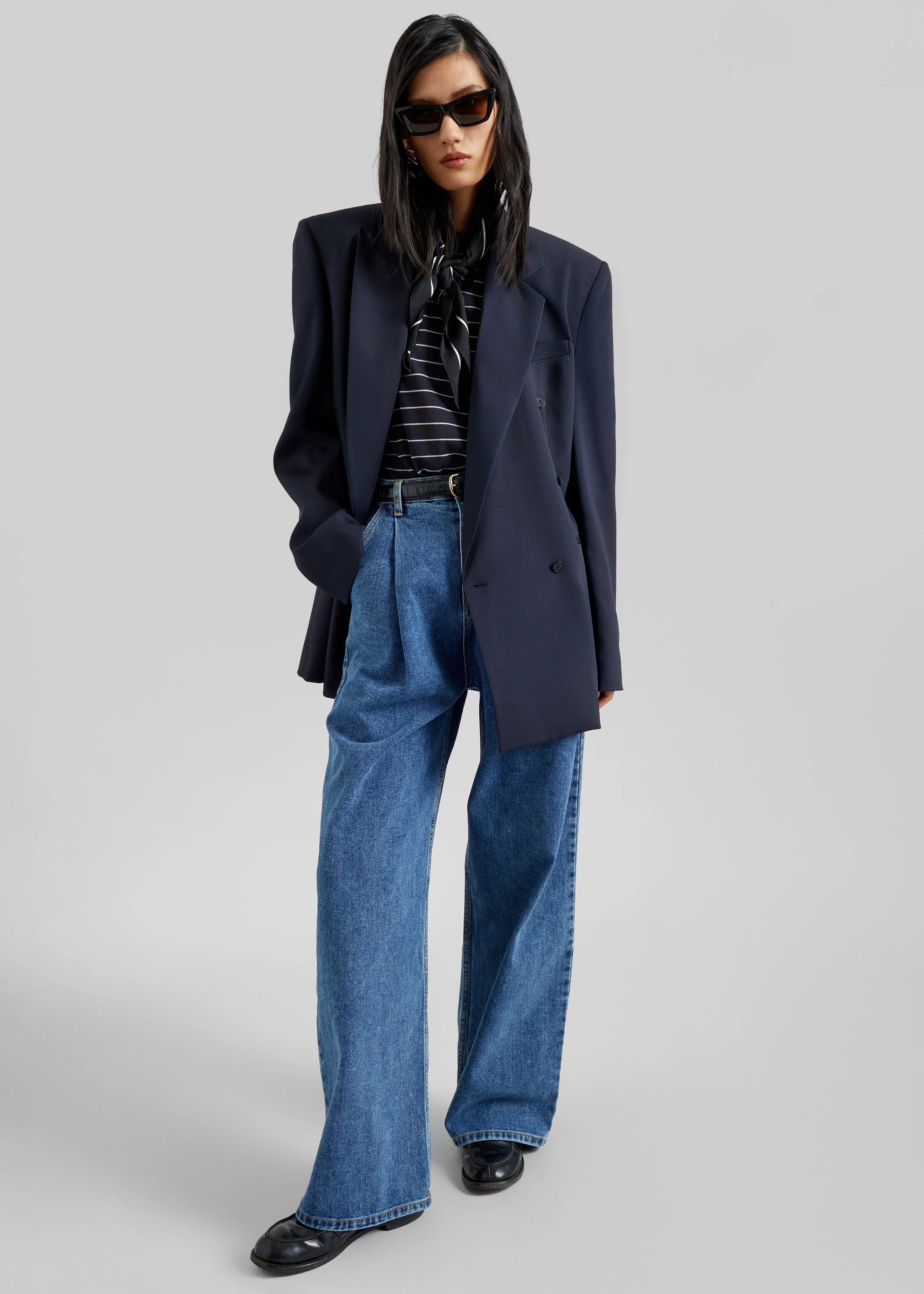 Isabella Denim Pants - Medium Wash - Image 4