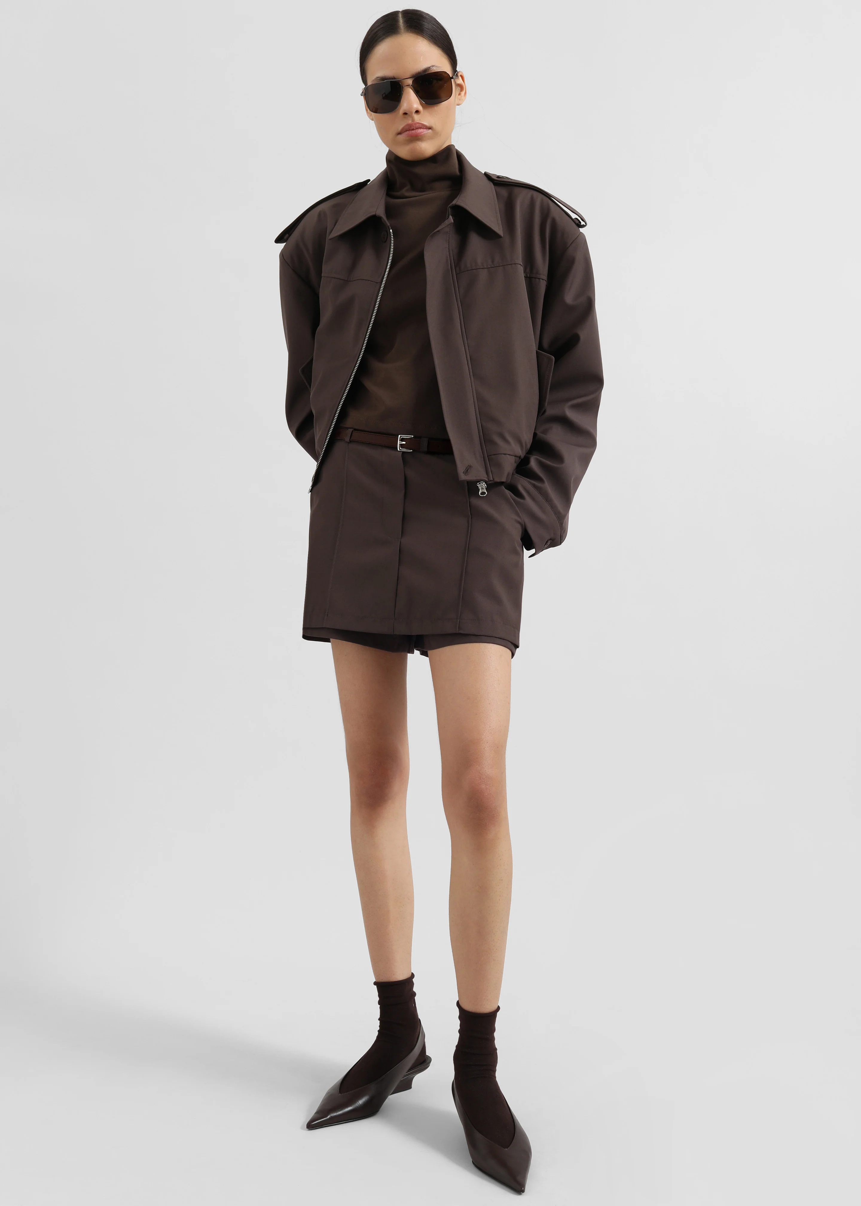 Jessie Leather Belt - Brown - Image 6