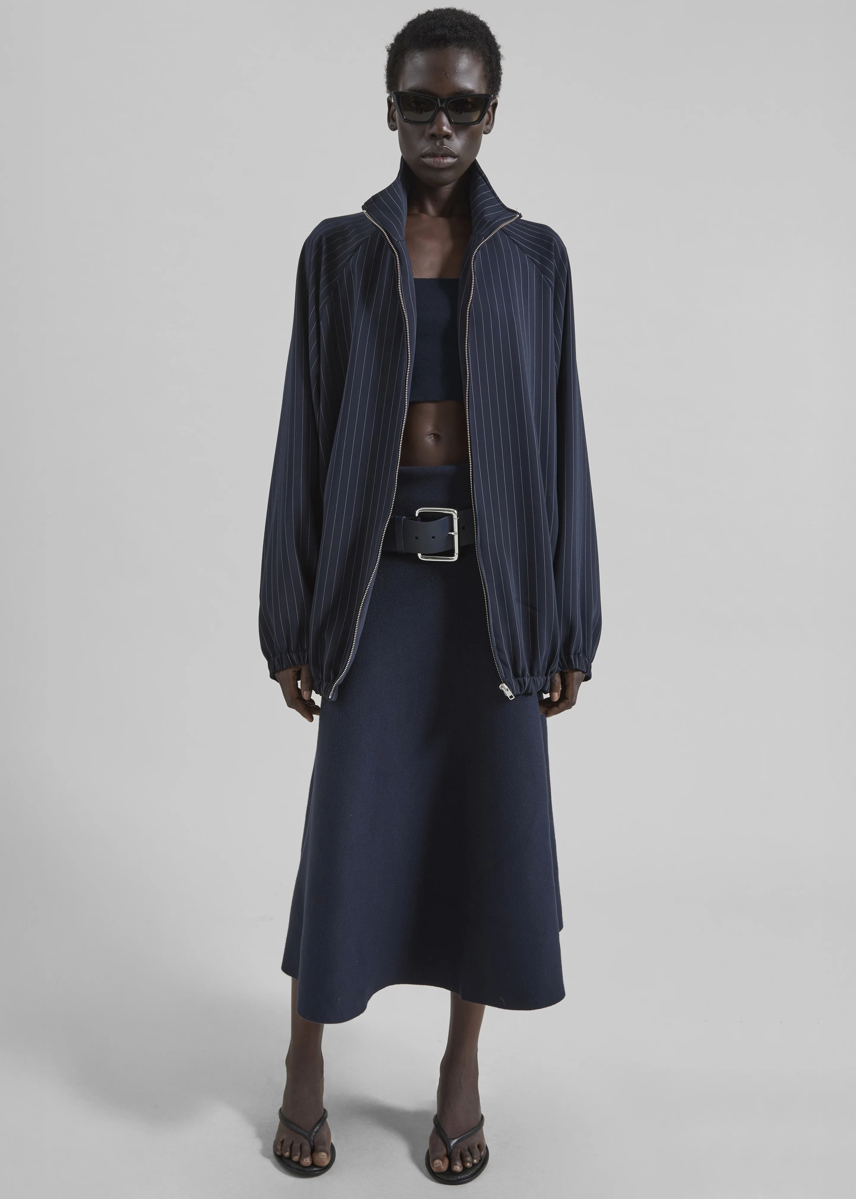 July Knit Midi Skirt - Navy