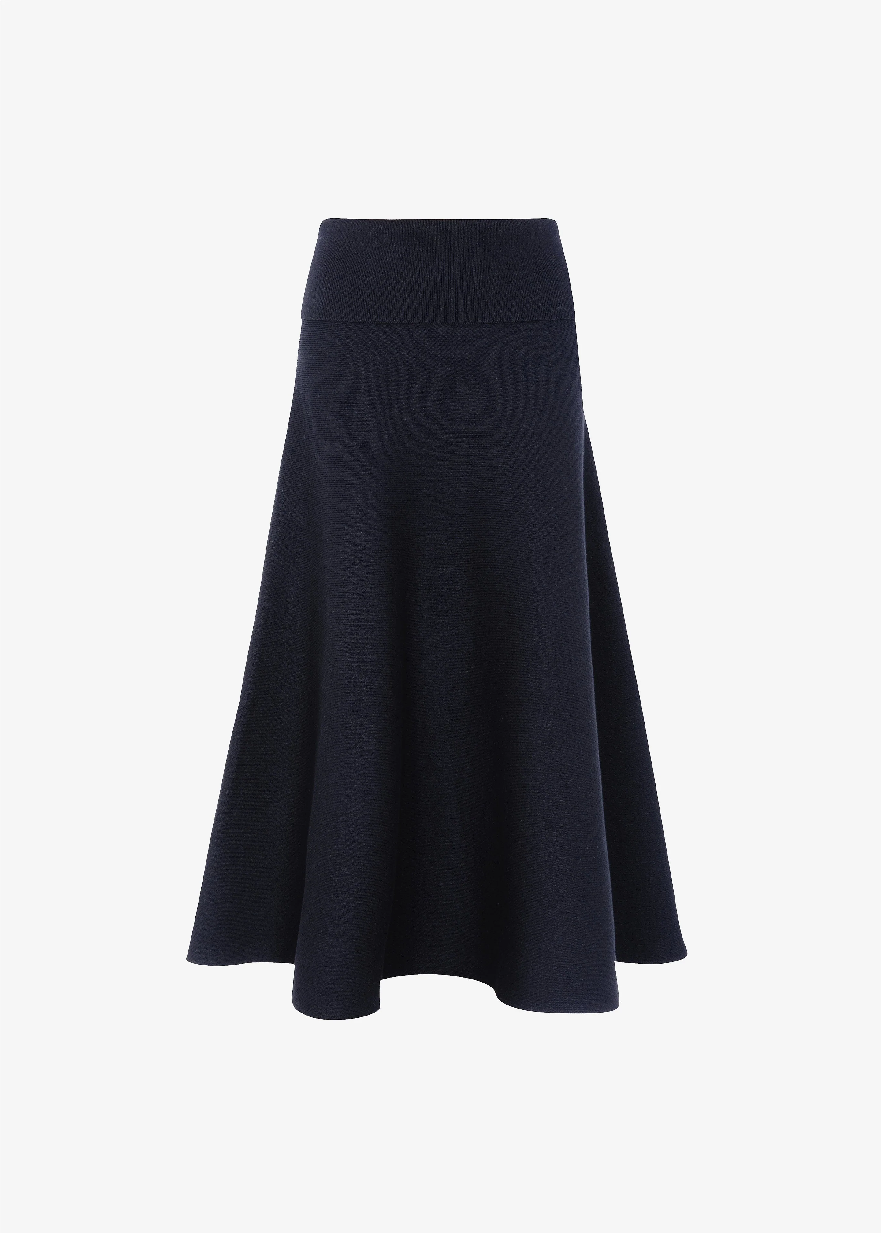 July Knit Midi Skirt - Navy - Image 12
