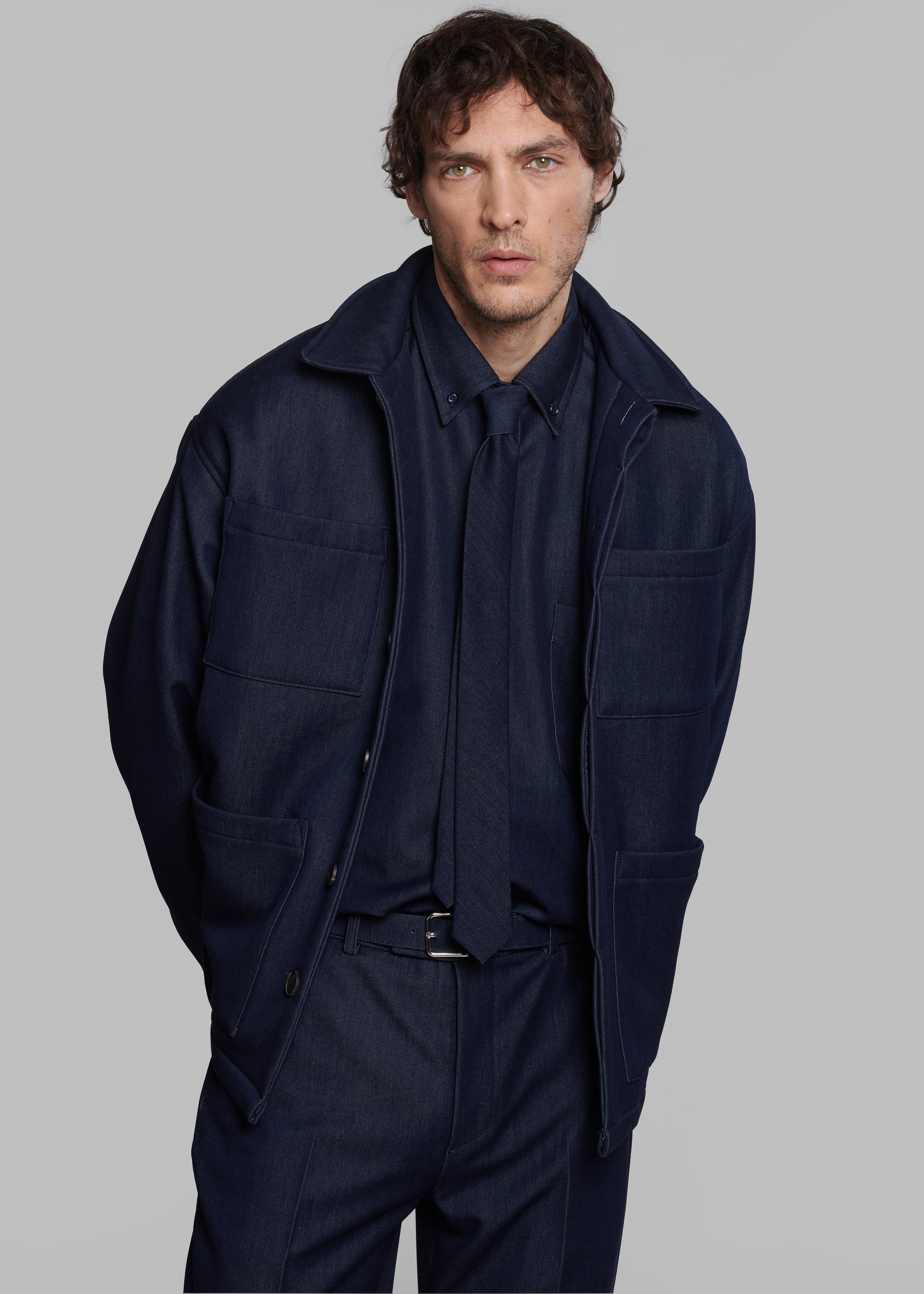 Kaden Tie - Indigo - Image 2