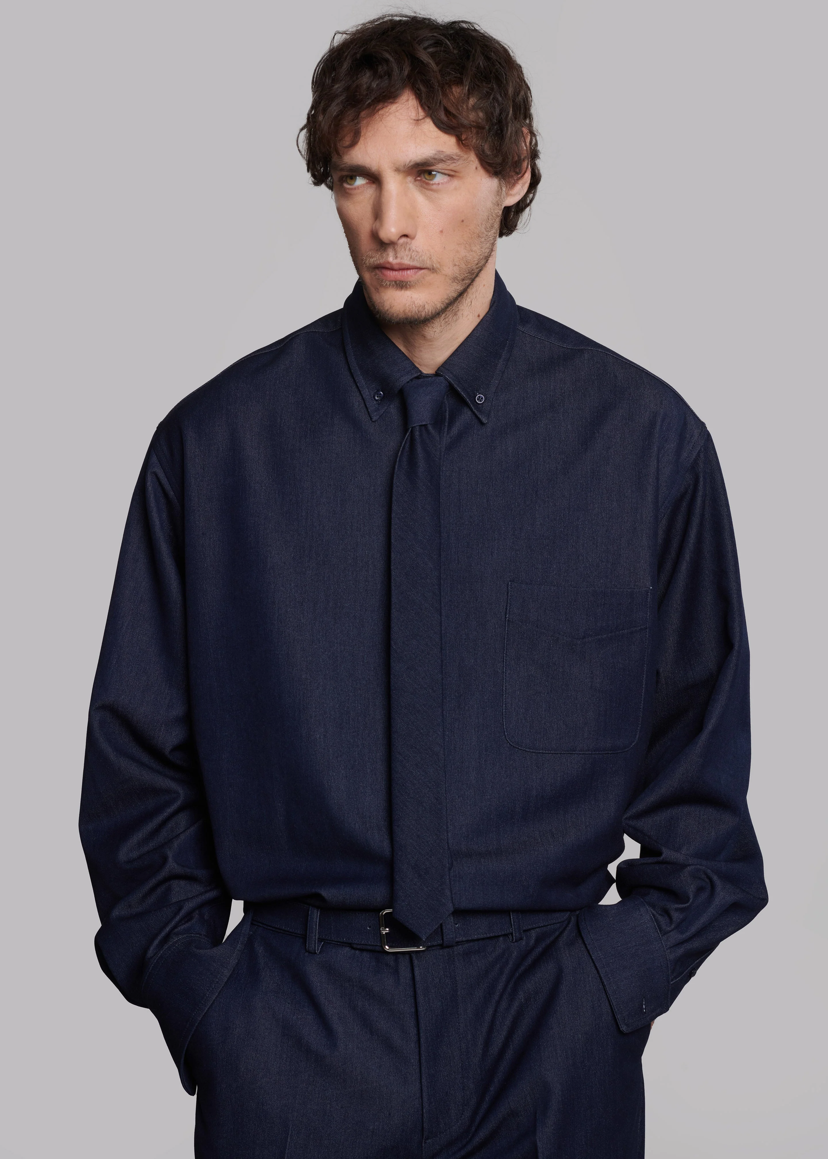 Kaden Tie - Indigo - Image 4