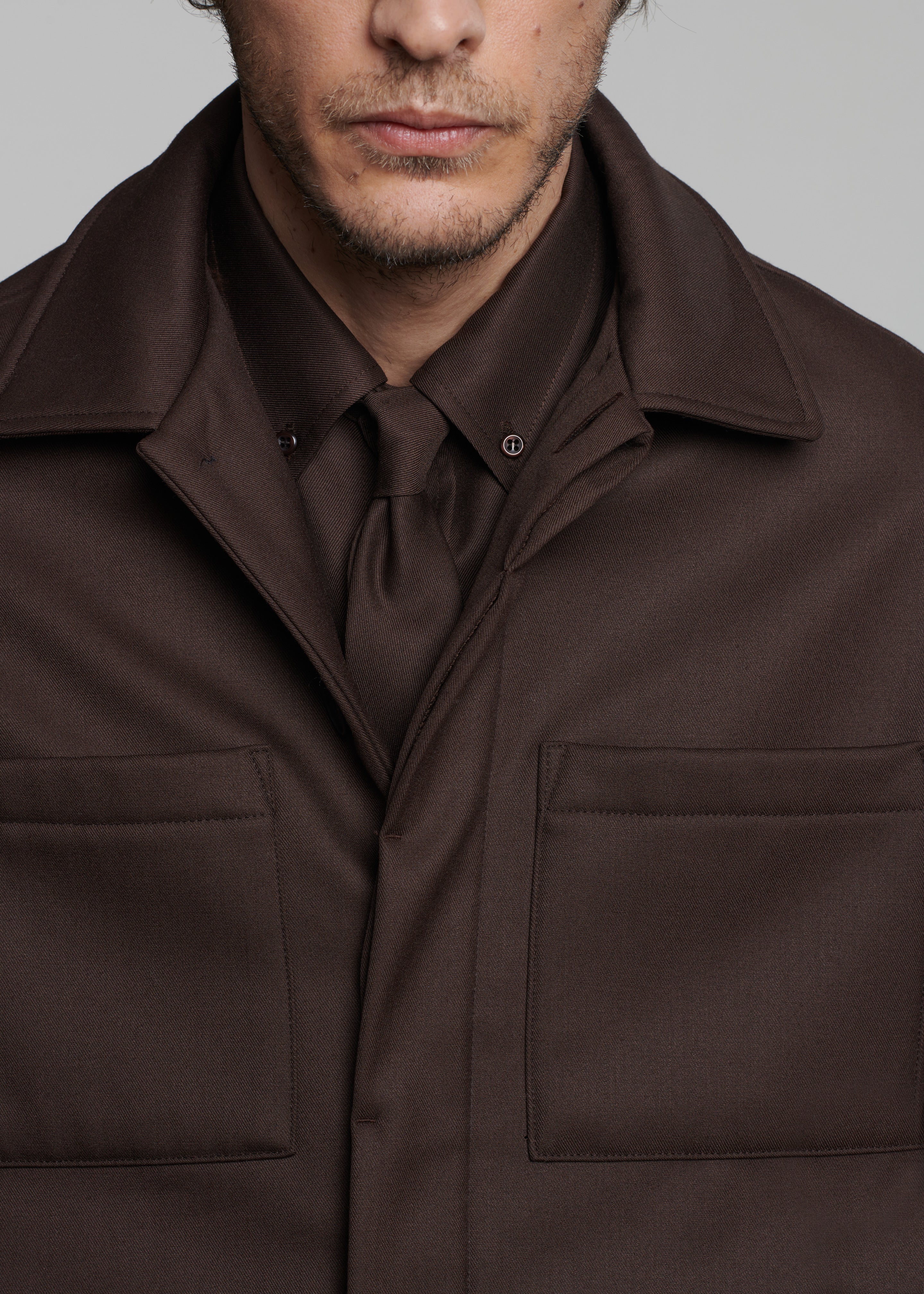 Kaden Wool Tie - Brown - Image 8
