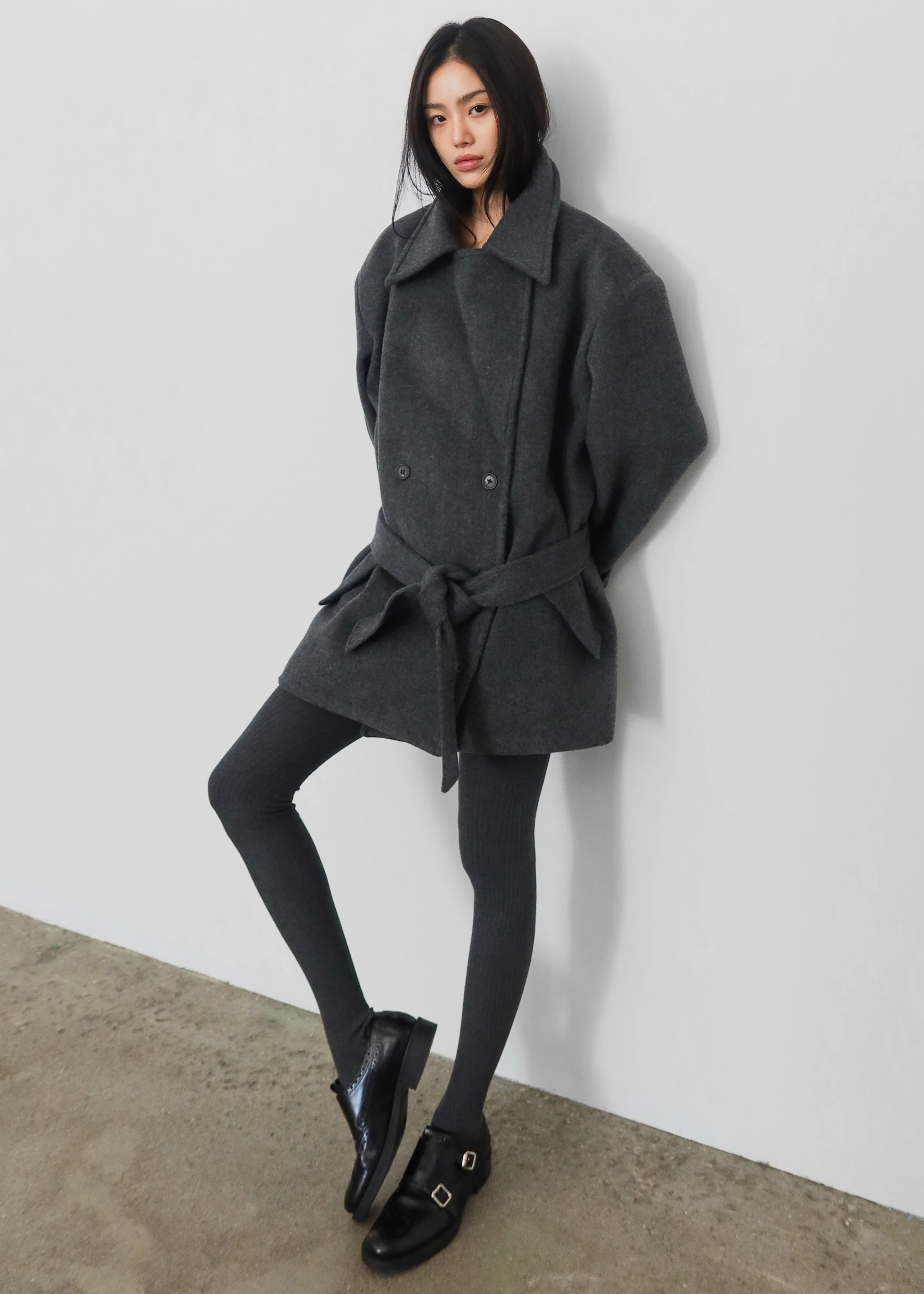 Kalmar Wool Peacoat - Grey
