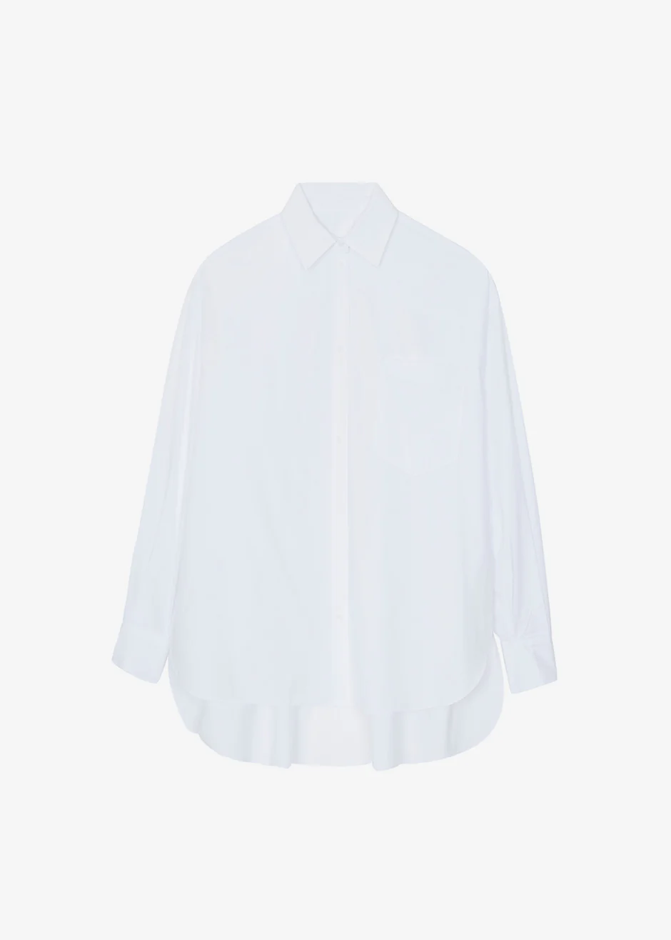 Kat Soft Oversized Shirt - White - Image 14