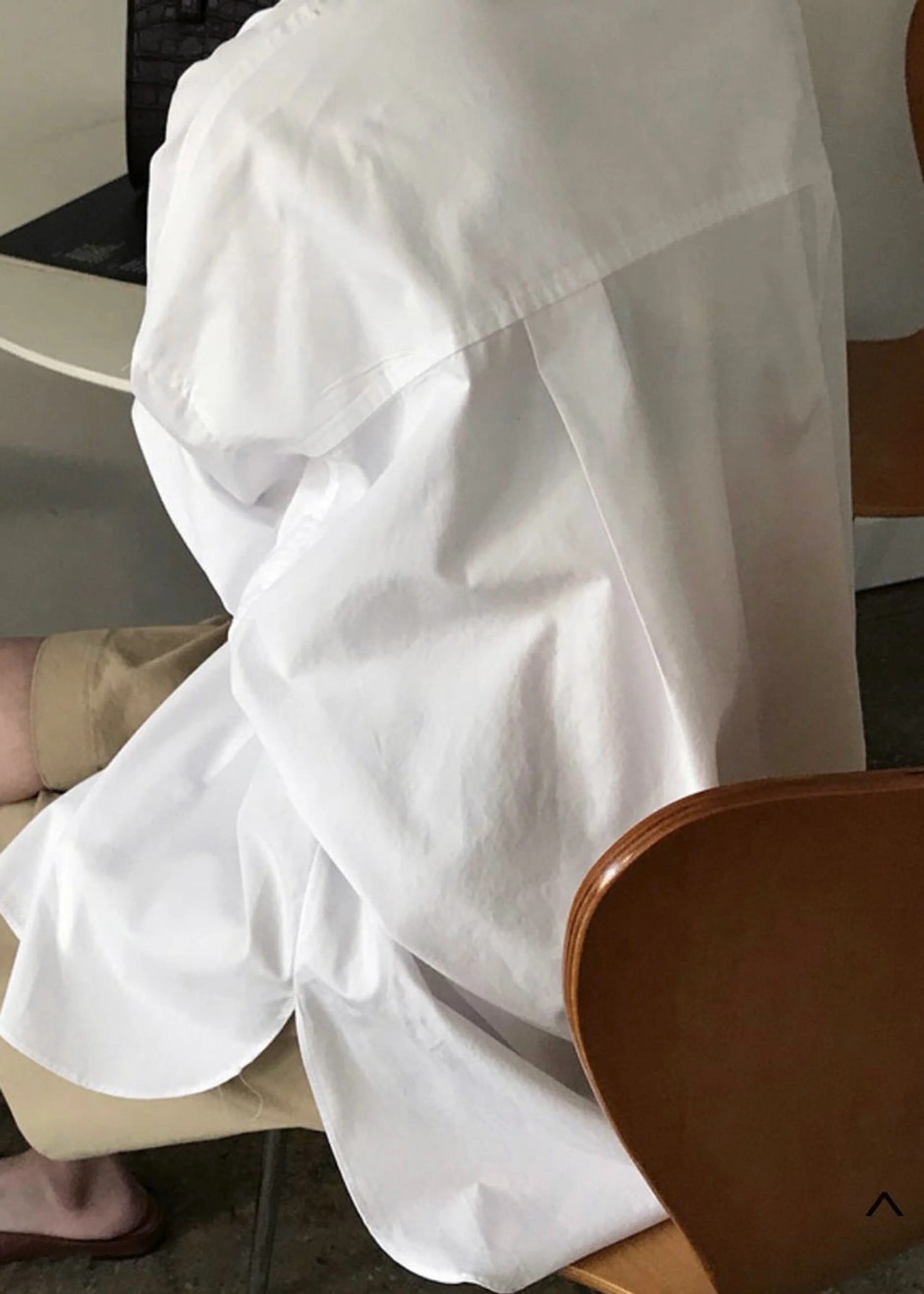 Kat Soft Oversized Shirt - White - Image 3