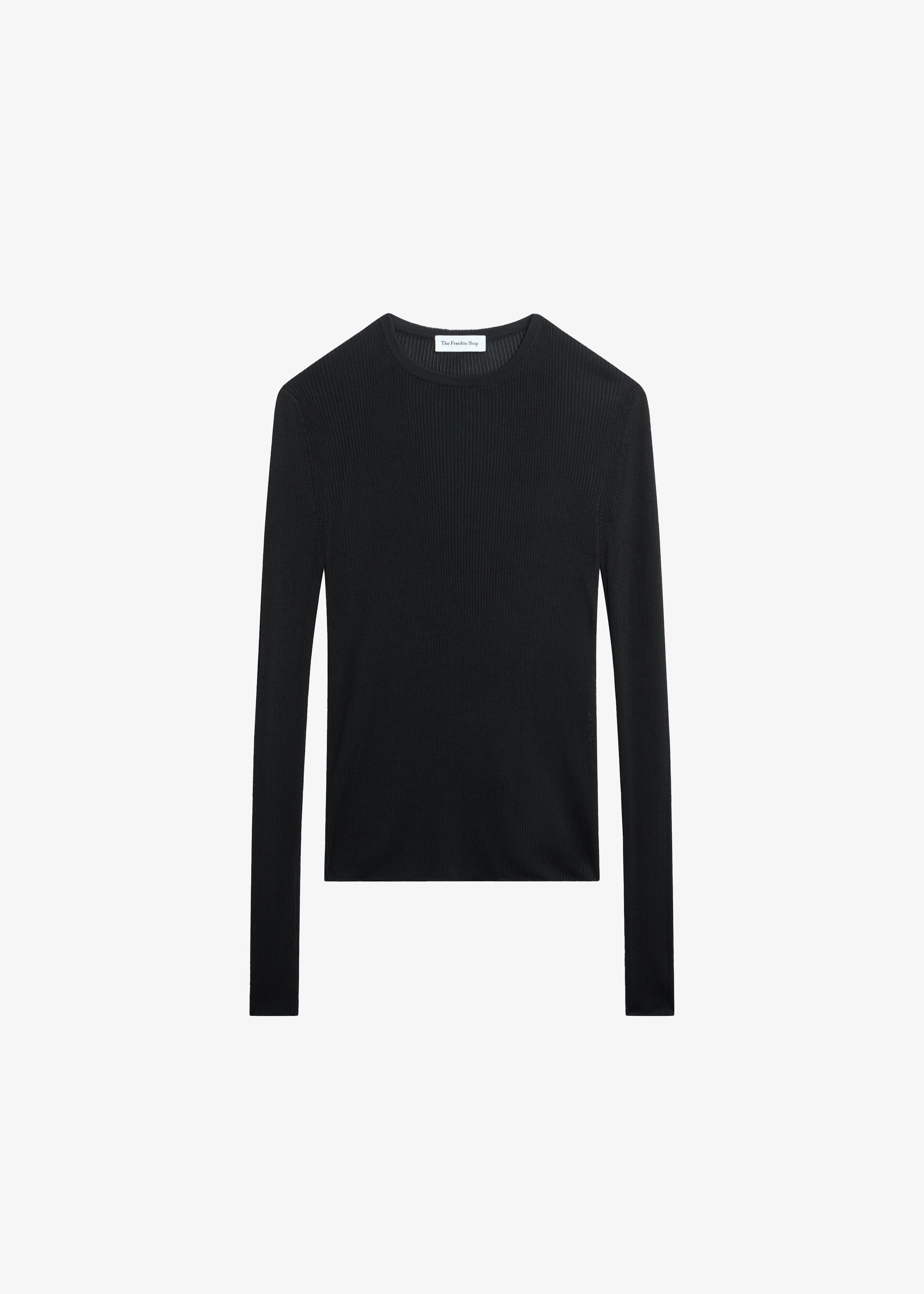 Kazel Thin Knit Top - Black - Image 7