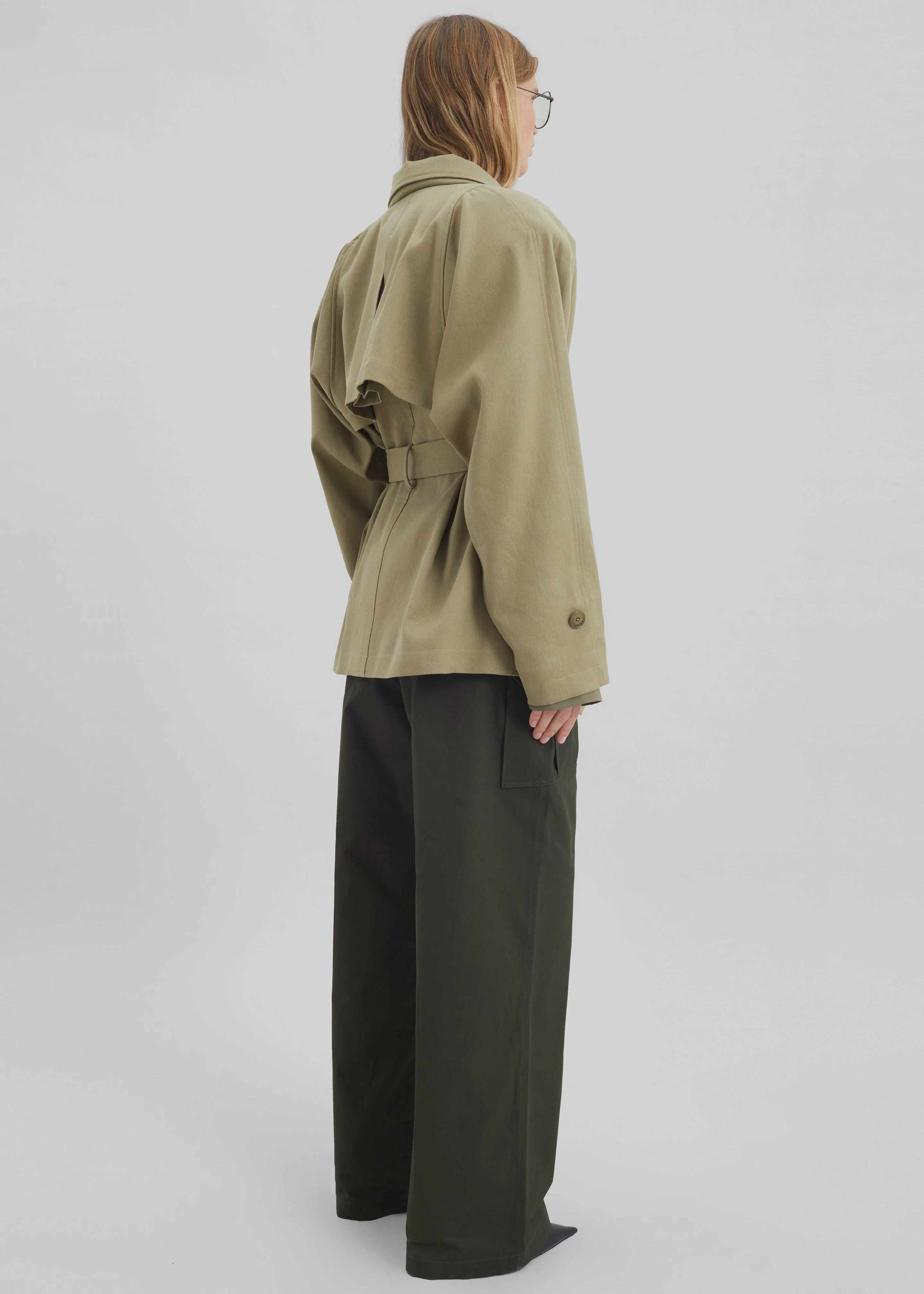 Kelia Padded Utility Jacket - Sage - Image 6