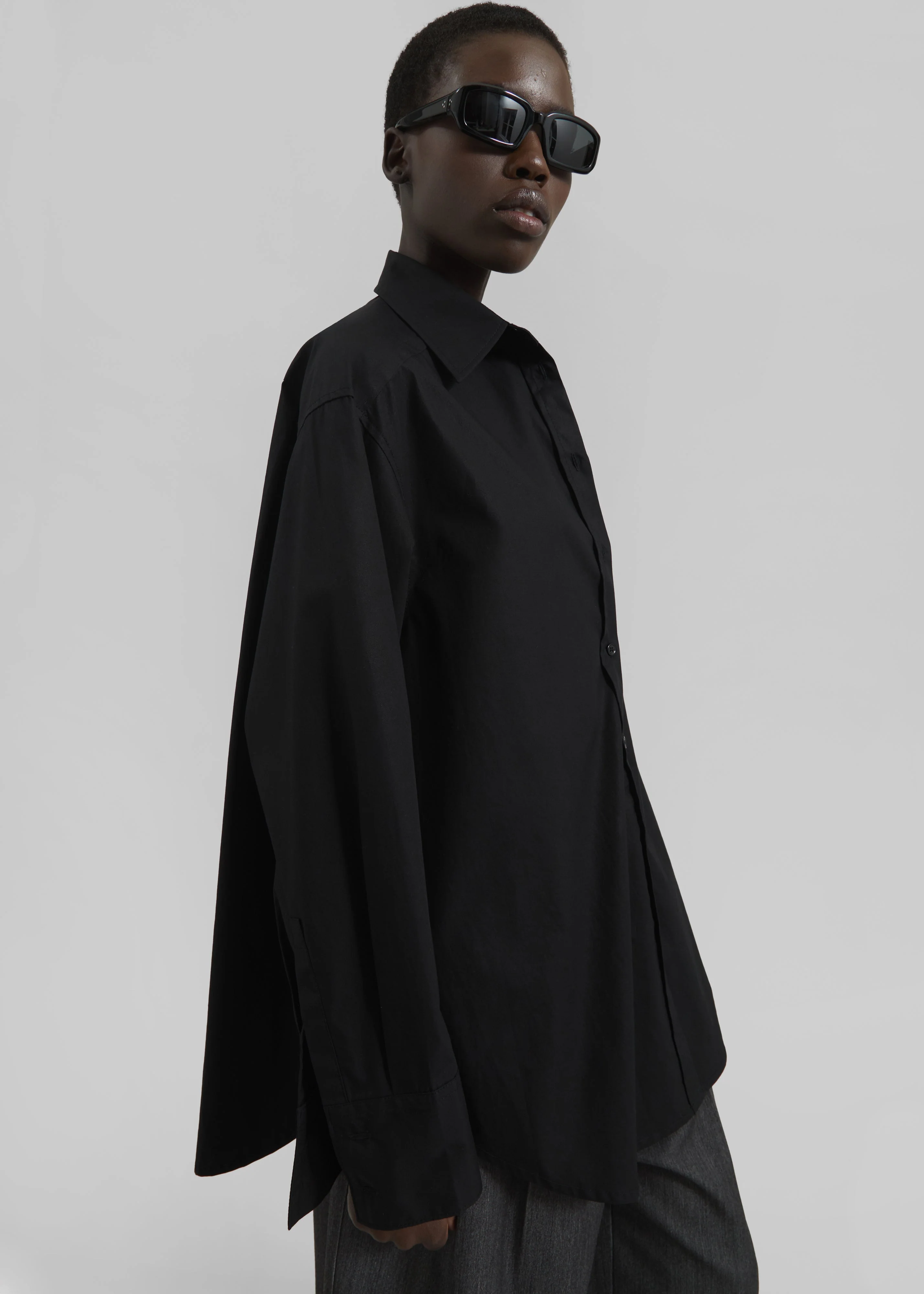 Kent Button Up Shirt - Black - Image 4