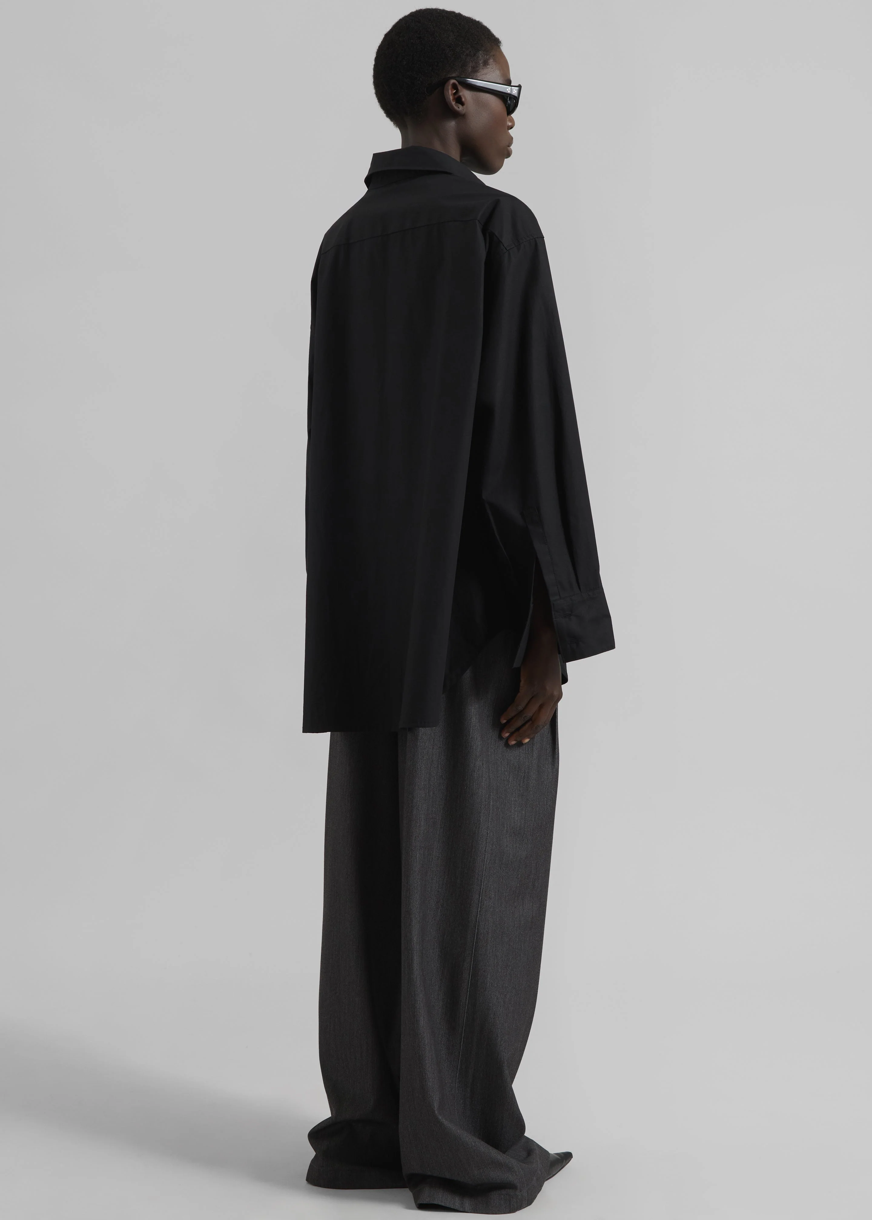 Kent Button Up Shirt - Black - Image 6