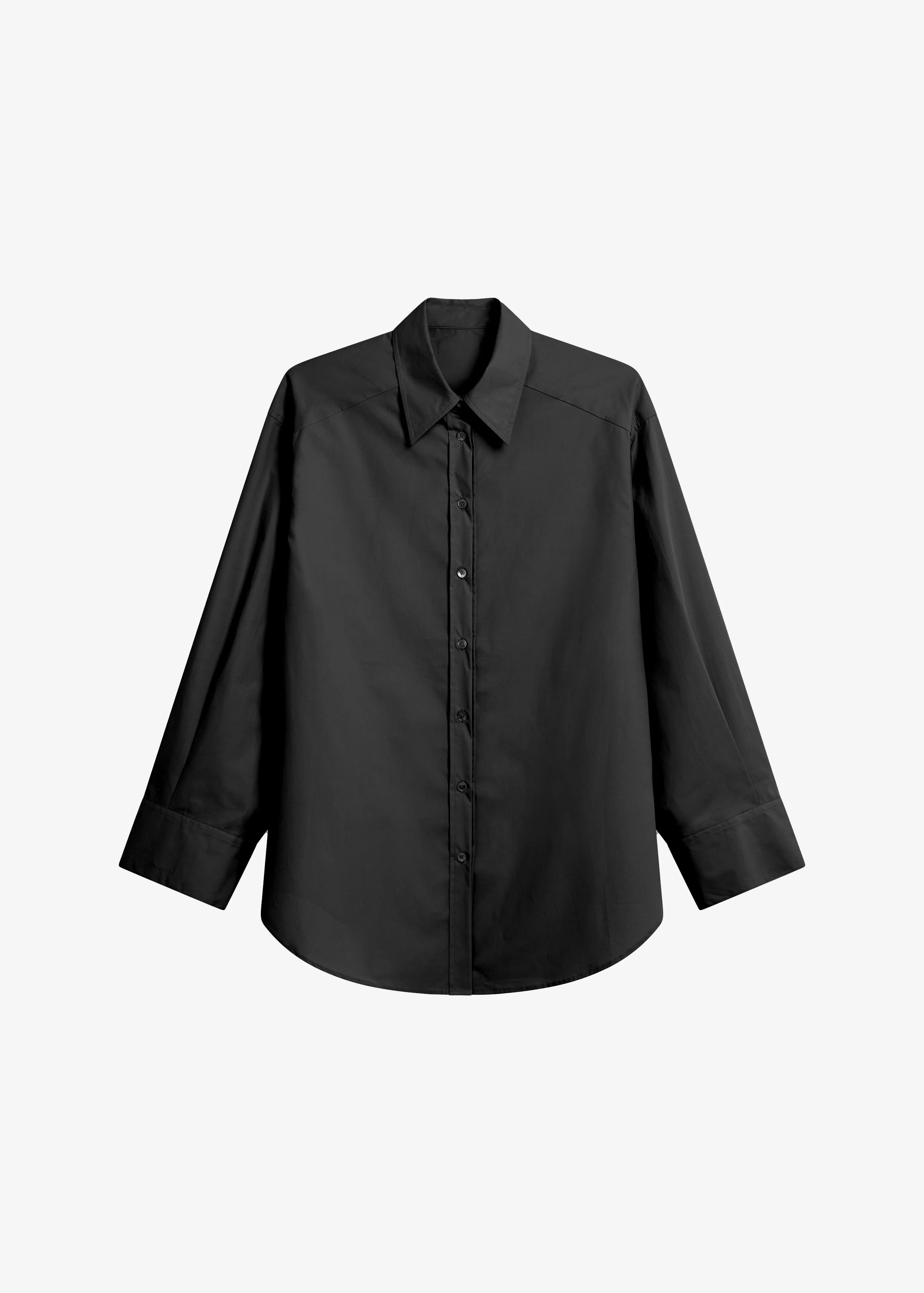 Kent Button Up Shirt - Black - Image 7