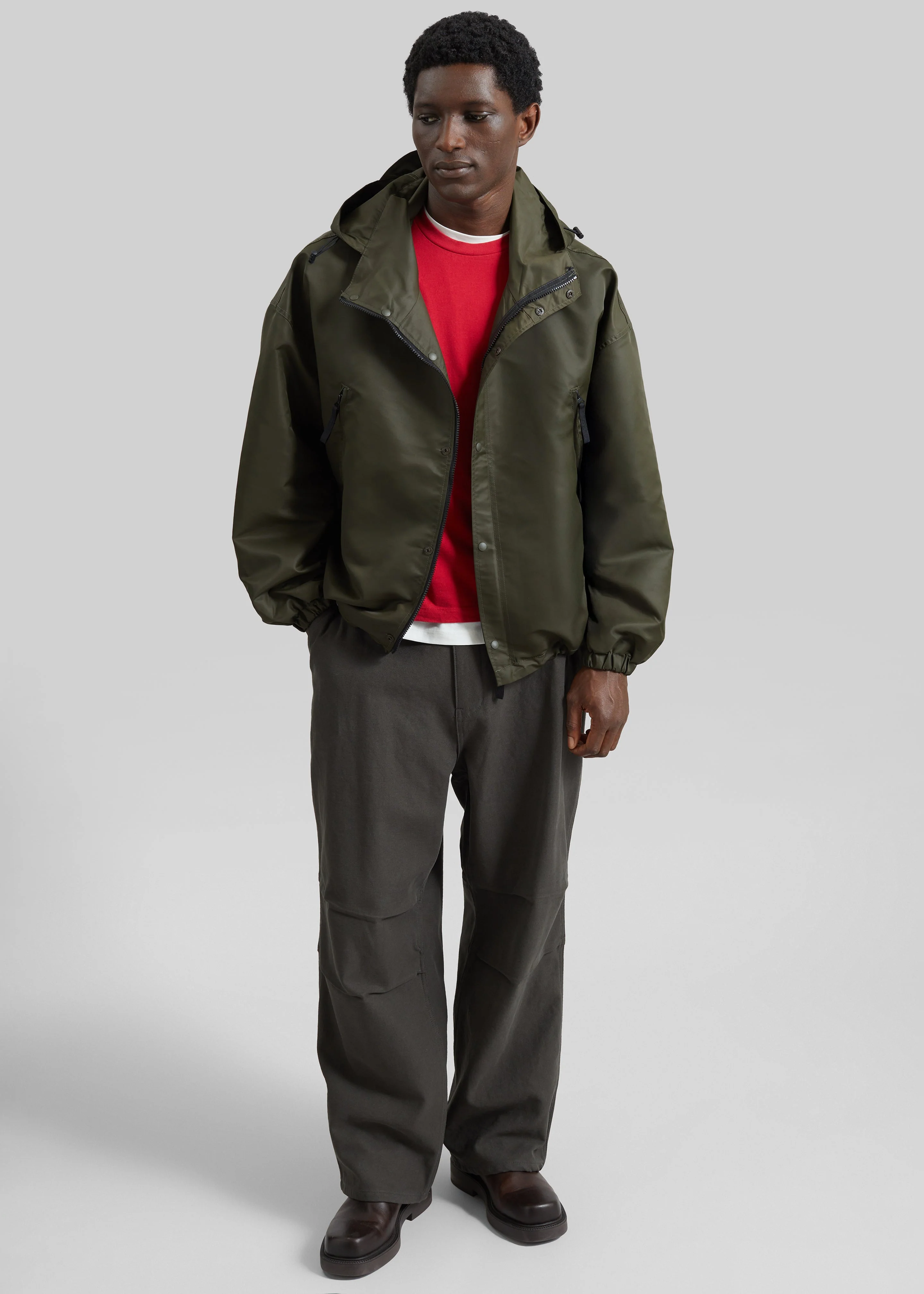 Kenton Cotton Pants - Charcoal - Image 4