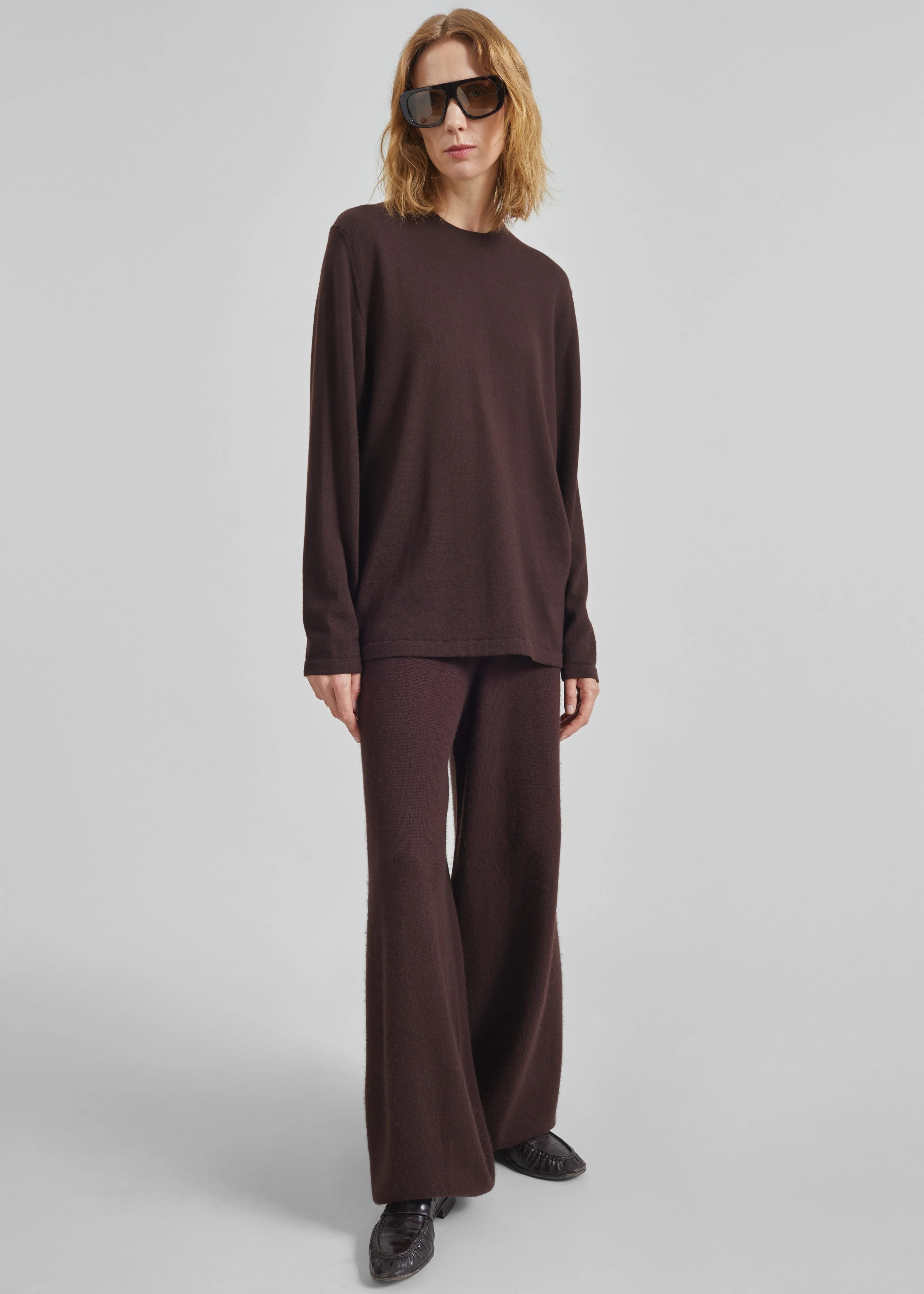 Kladno Knit Joggers - Brown - Image 5
