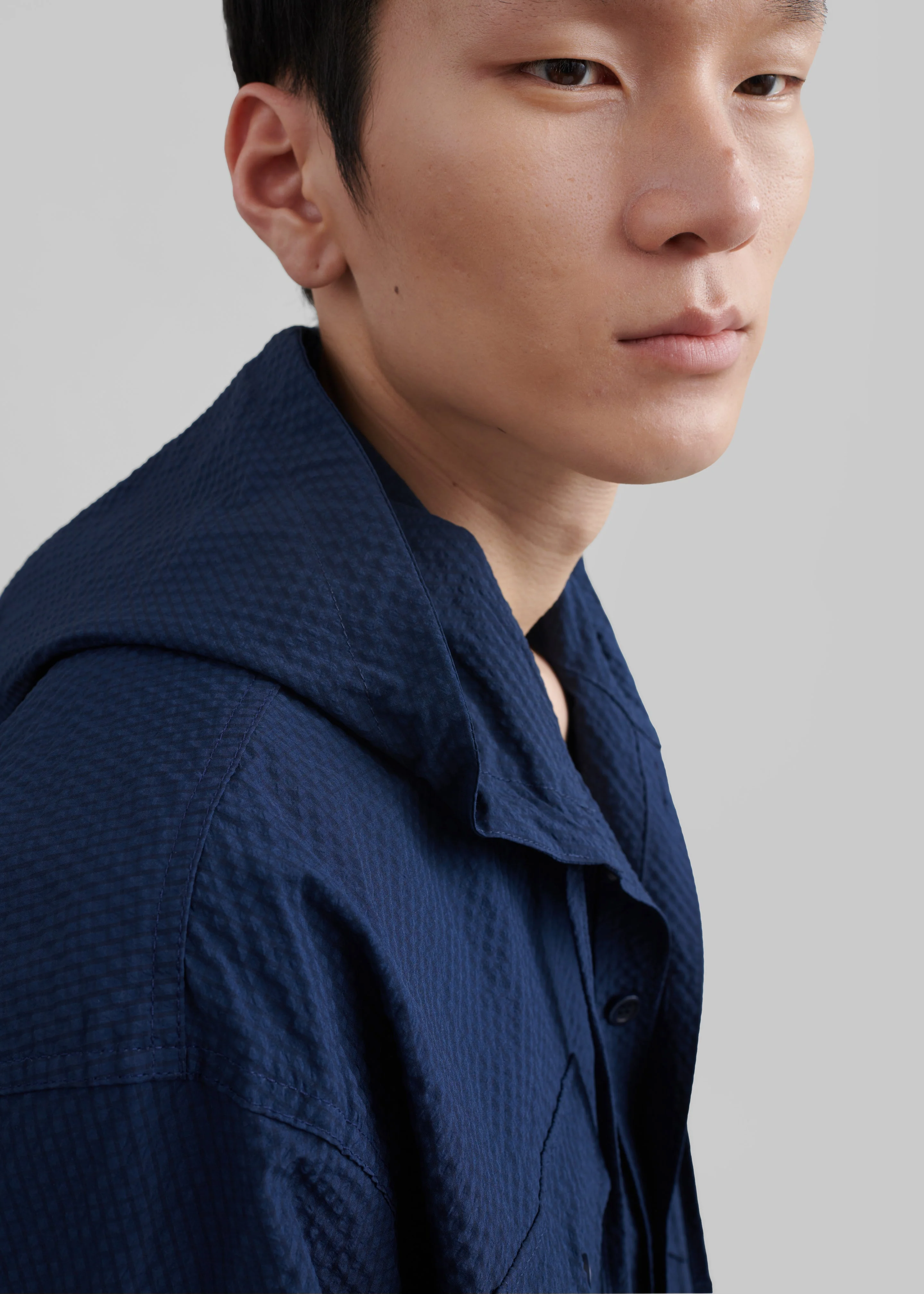 Lars Hooded Jacket - Navy - Image 3