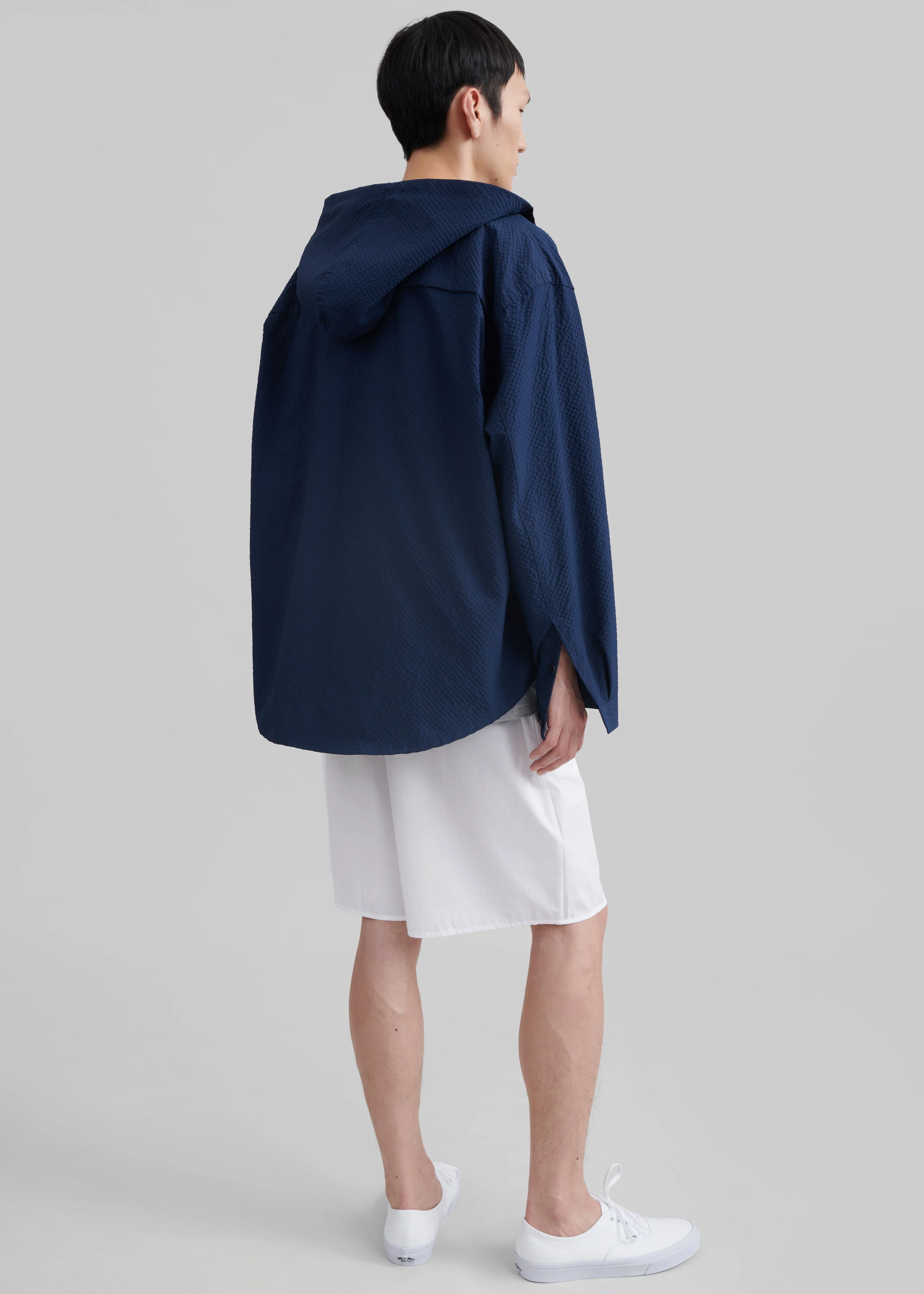 Lars Hooded Jacket - Navy - Image 7