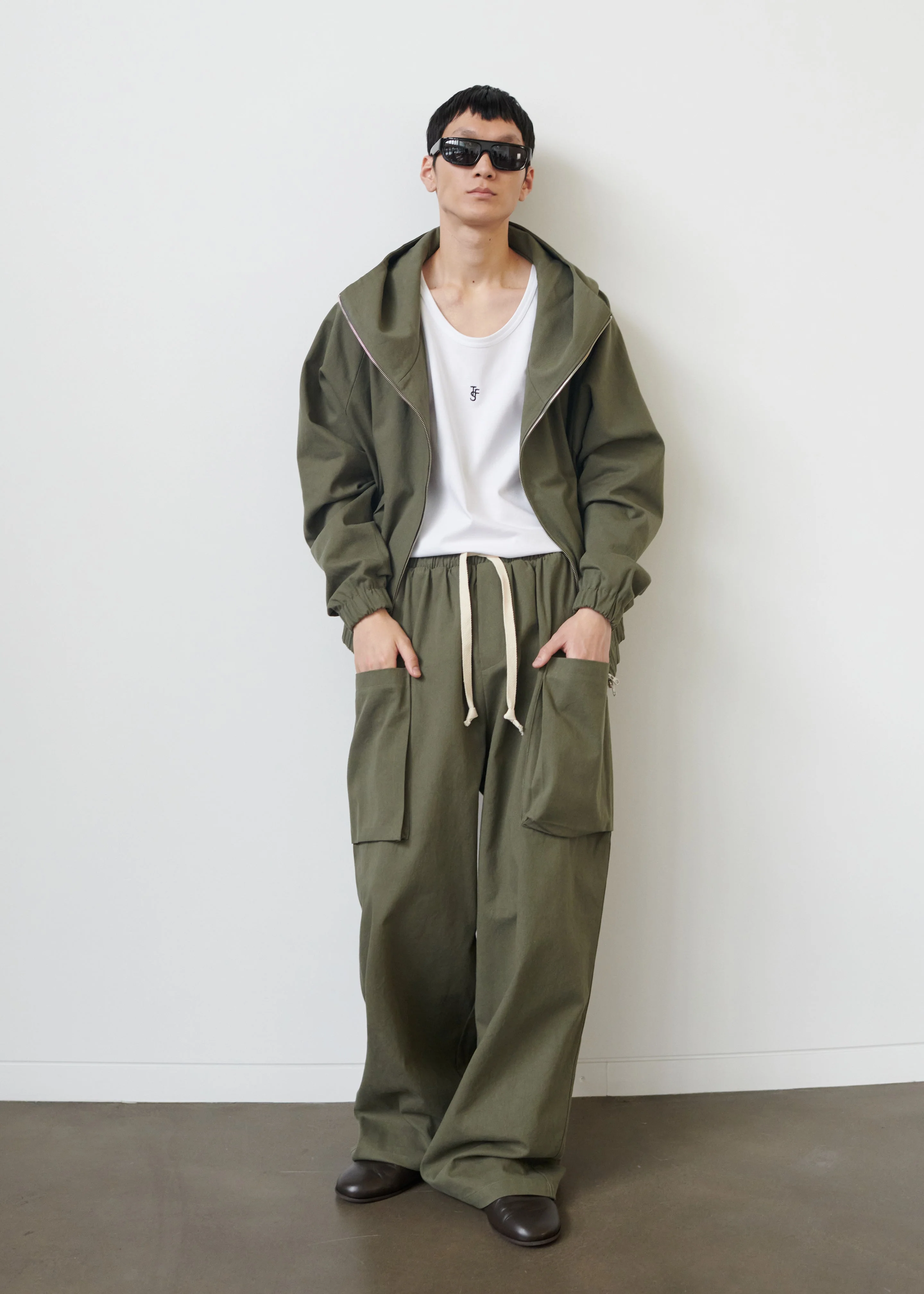 Lauri Hooded Jacket - Khaki - Image 10