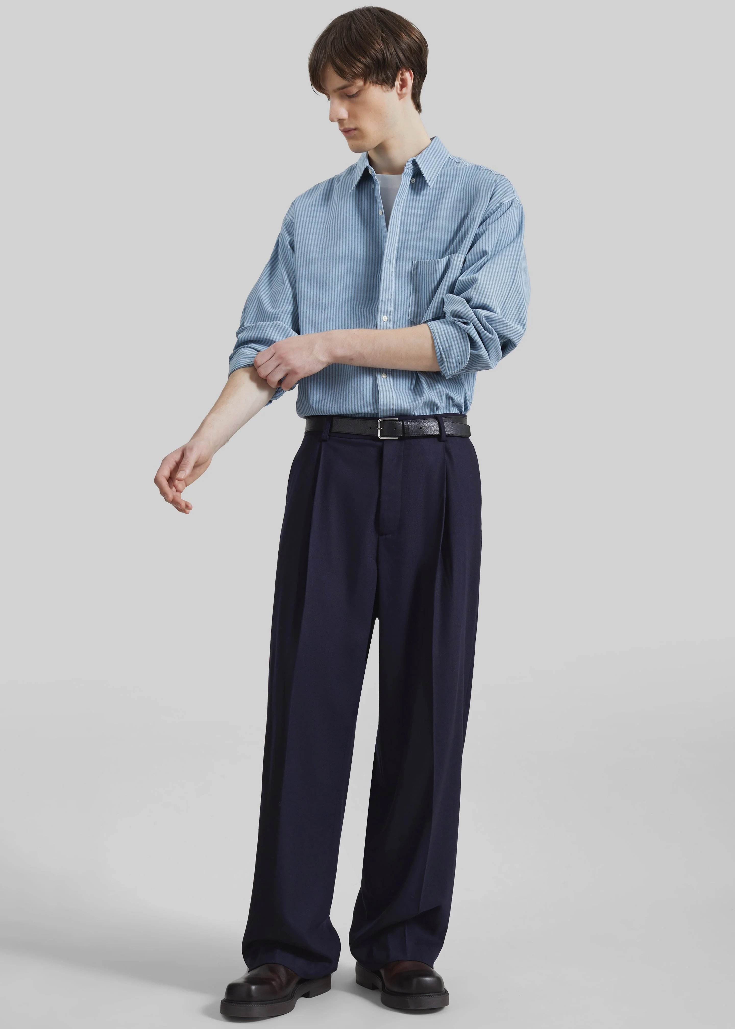 Legan Shirt - Blue Stripe - Image 5